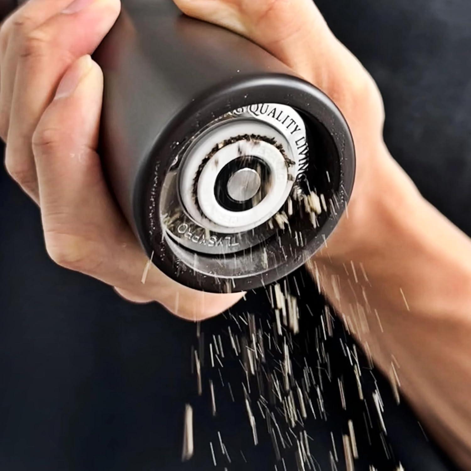 Juego de Molinillos de Sal y Pimienta TLYSXPRO Madera Haya 21 cm