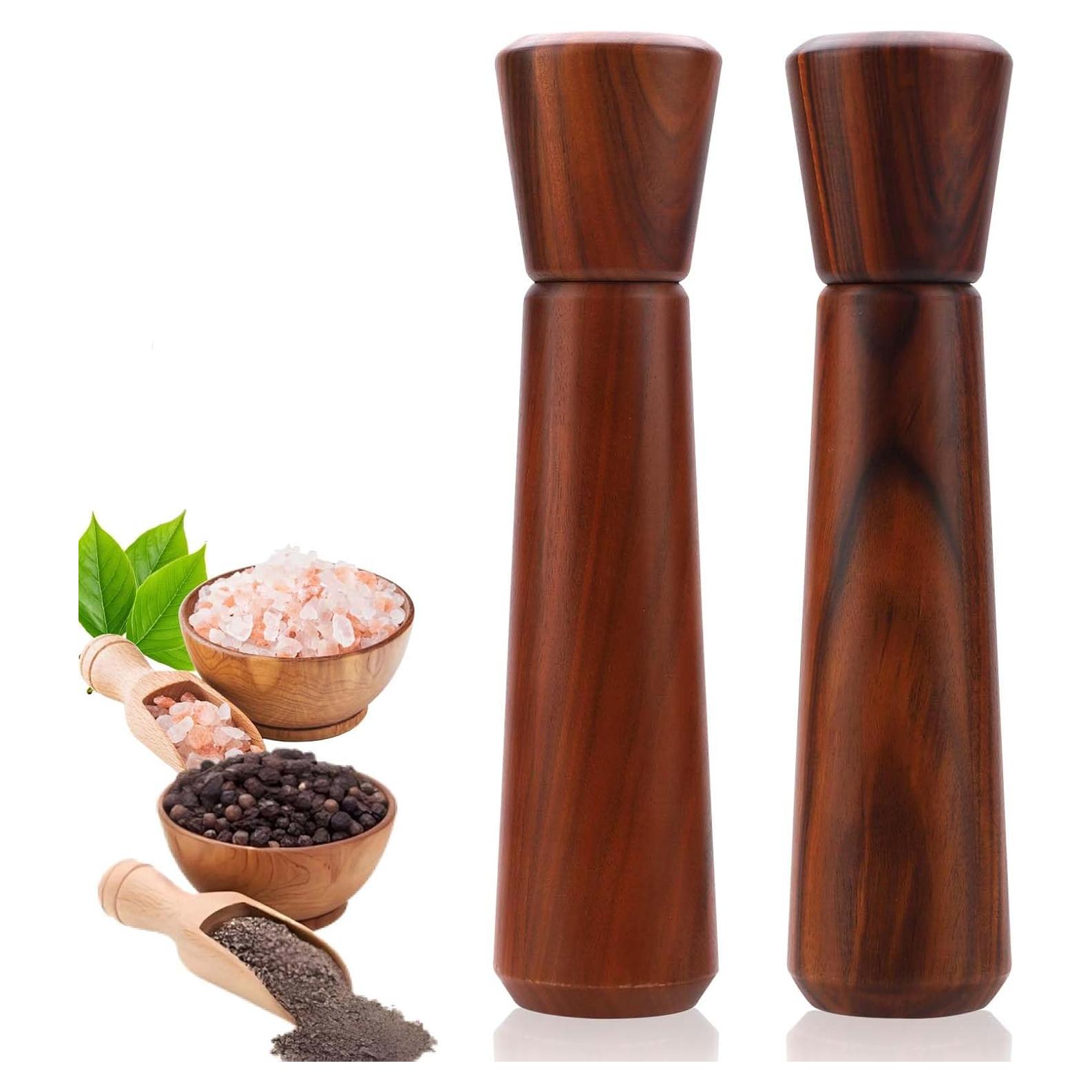 Juego de Molinillos de Sal y Pimienta UNIOVC Madera 2-Pack
