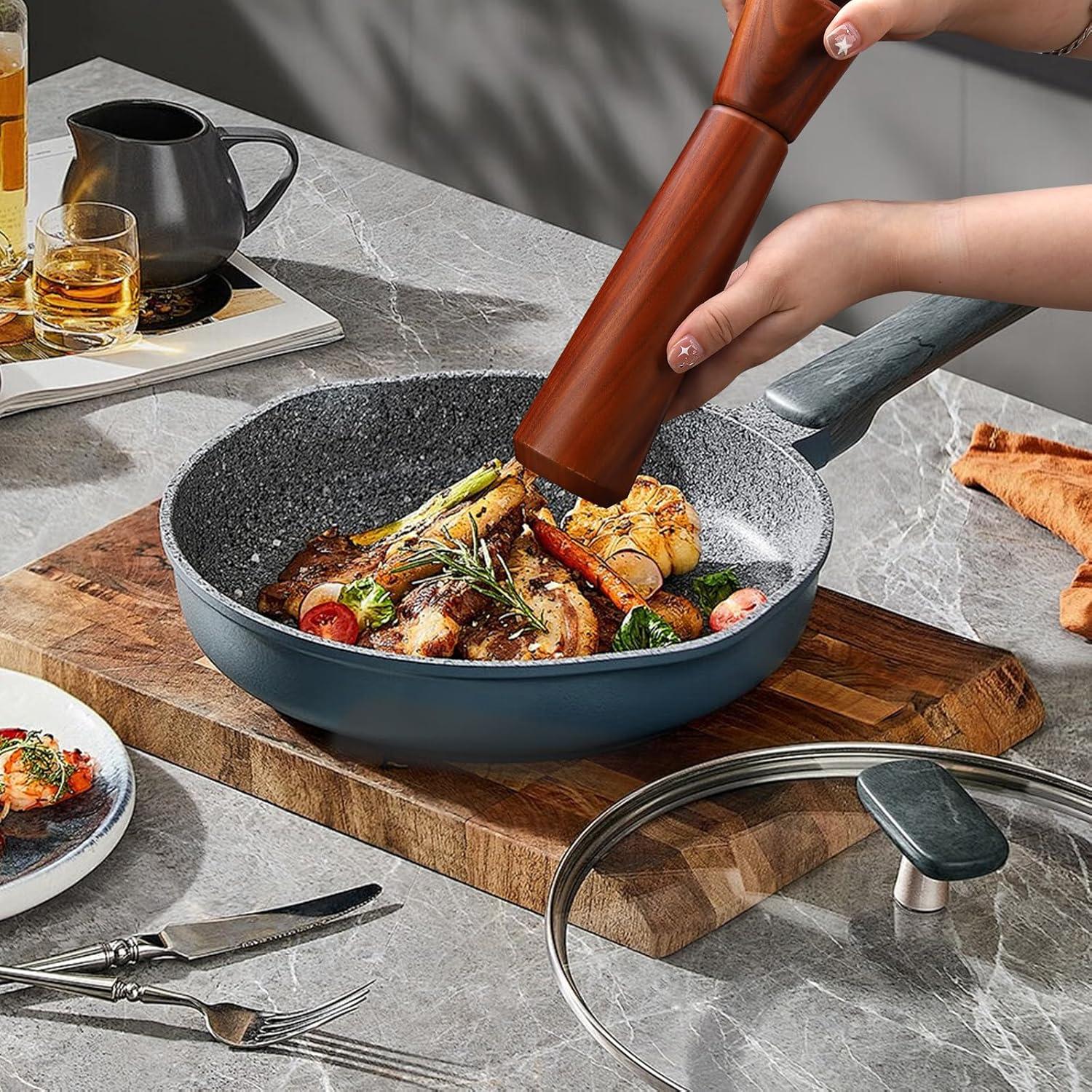 Juego de Molinillos de Sal y Pimienta UNIOVC Madera 2-Pack