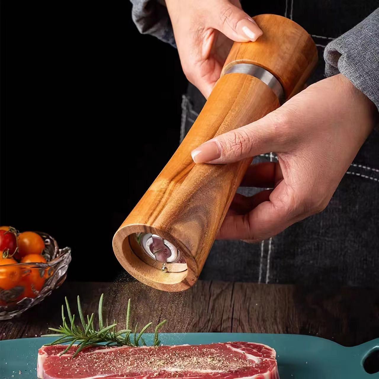 Juego de Molinillos de Sal y Pimienta Han&field 20 cm Madera Acacia