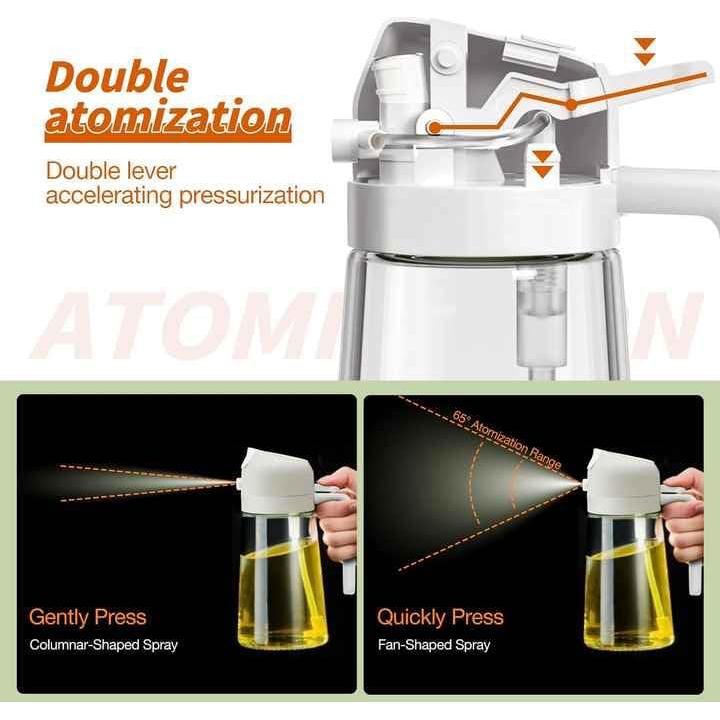 Botella dispensadora de aceite 16oz Genérico vidrio negro