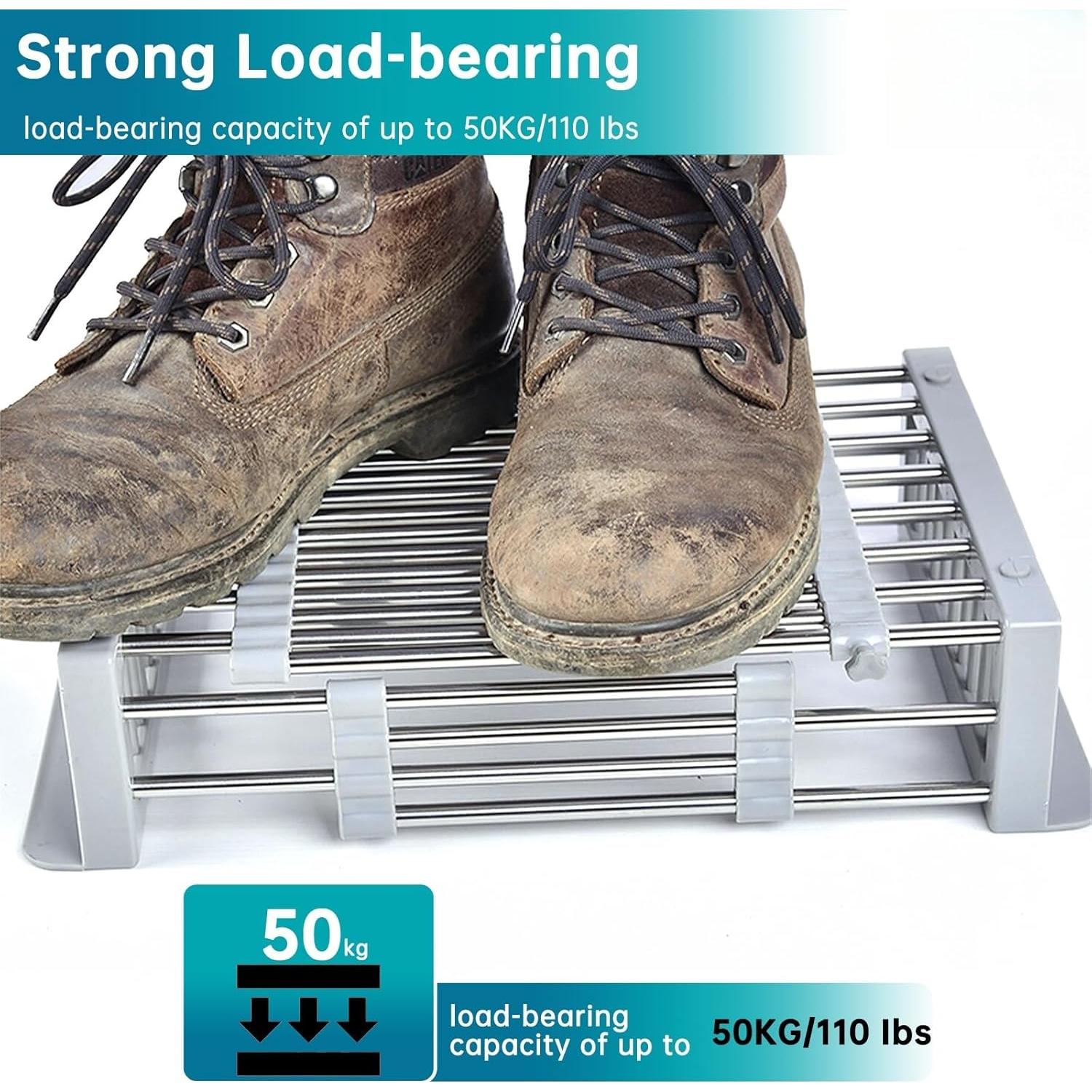 Escurridor de Platos TUTEW Acero Inoxidable Ajustable 31.75-45.72 cm