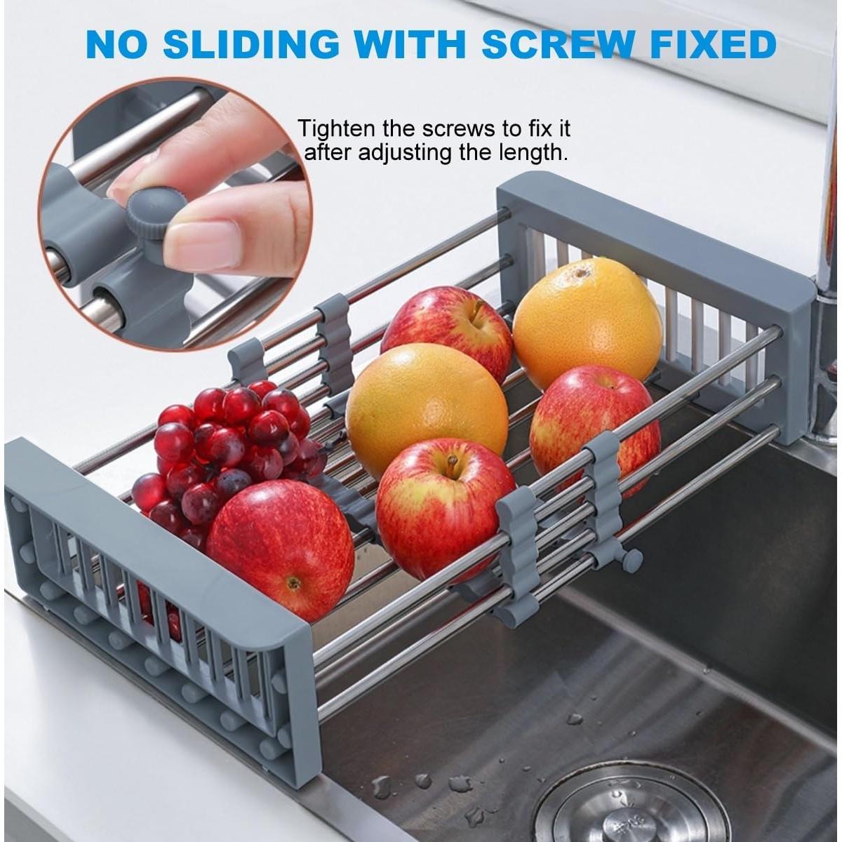 Escurridor de Platos Expandible BLYPHOO Acero Inoxidable 304