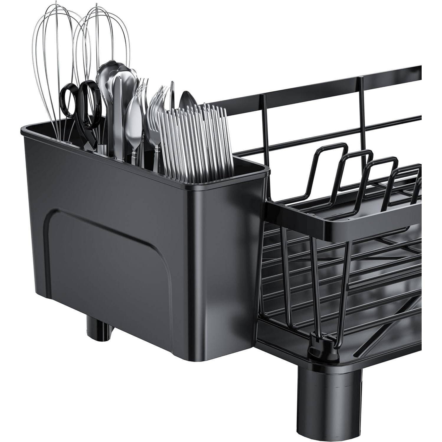 Escurridor de Platos FRASTWD Acero Inoxidable Negro 39x28x14 cm