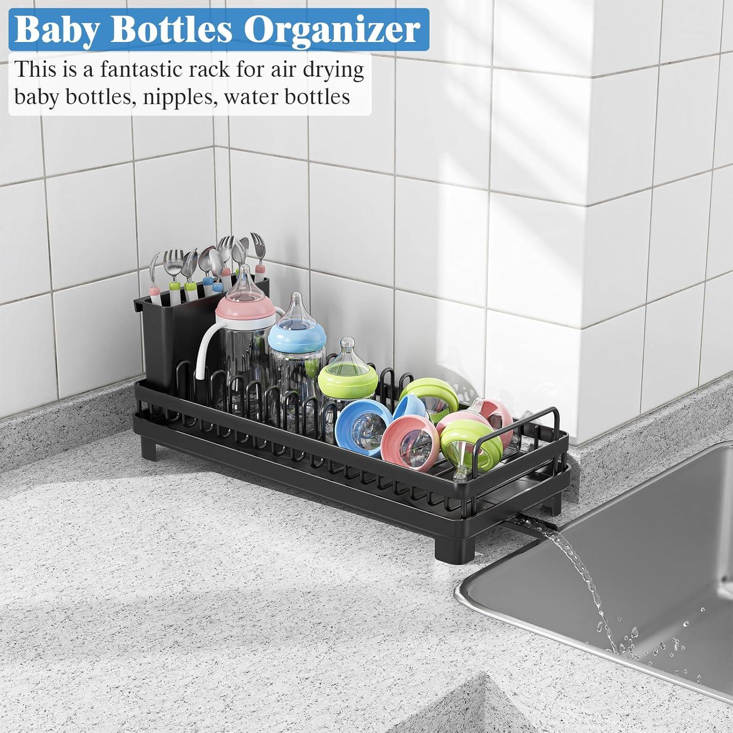 Escurridor de Platos Compacto CHLORYARD con Bandeja Drenaje