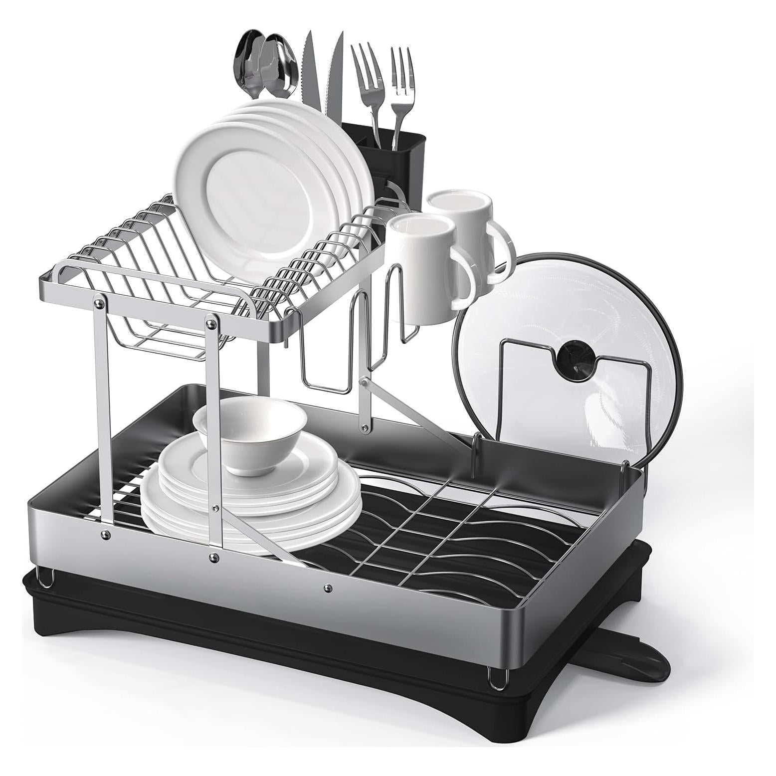 Escurridor de Platos Plegable DCCDU Acero Inoxidable 42x30cm