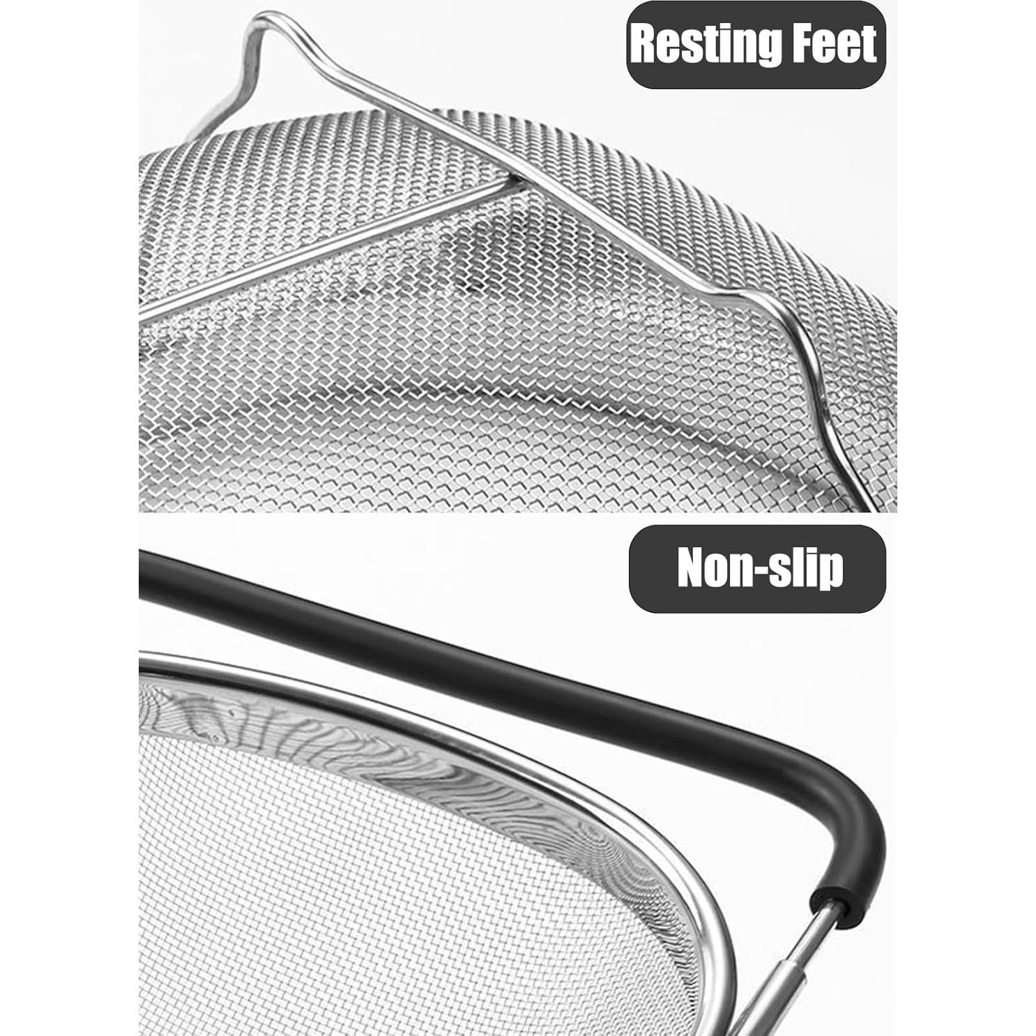 Colador de Acero Inoxidable DOPMEP 6 Cuartos Expandible