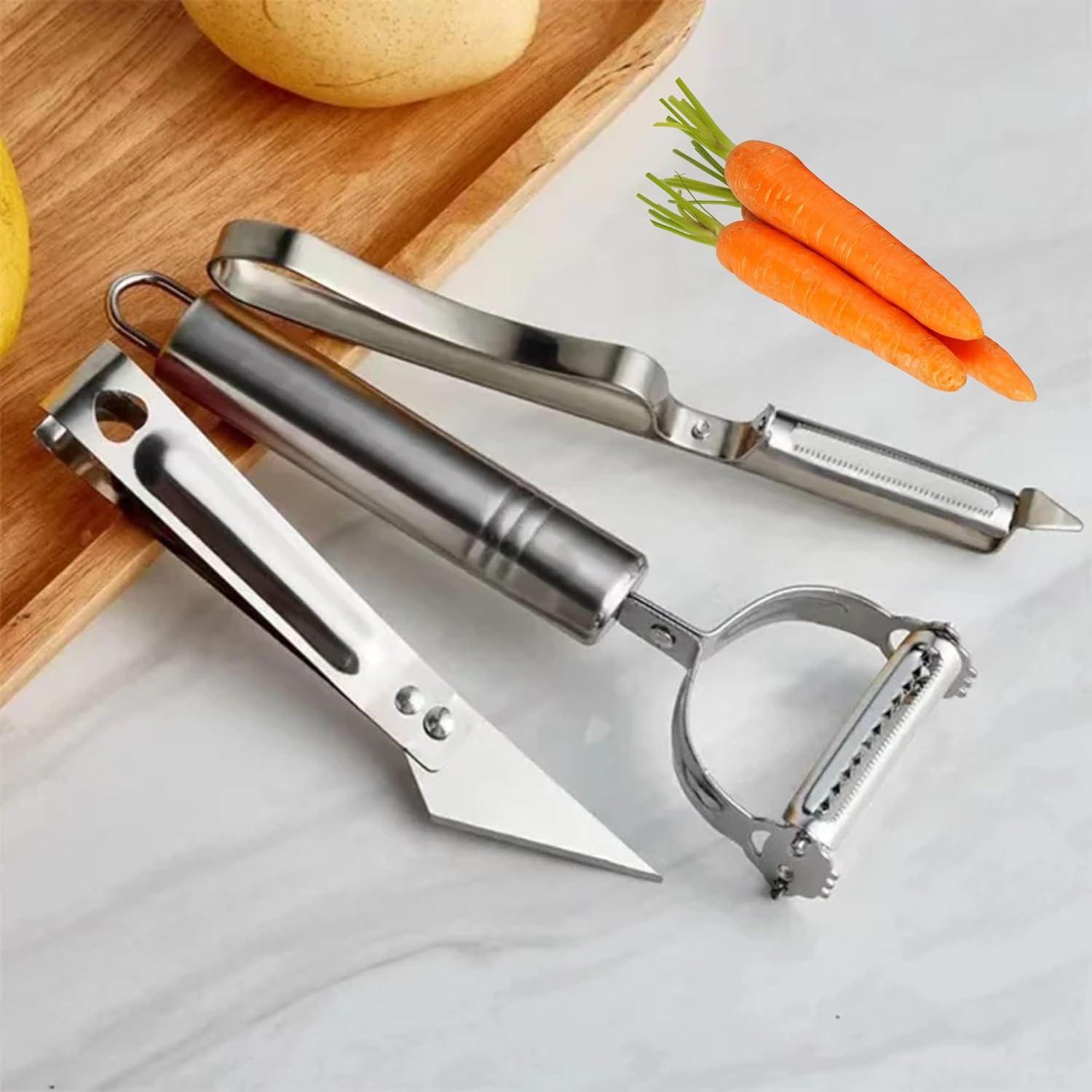 Colador Plegable de Silicona MAUCA 39x26.5cm con 3 Peladores