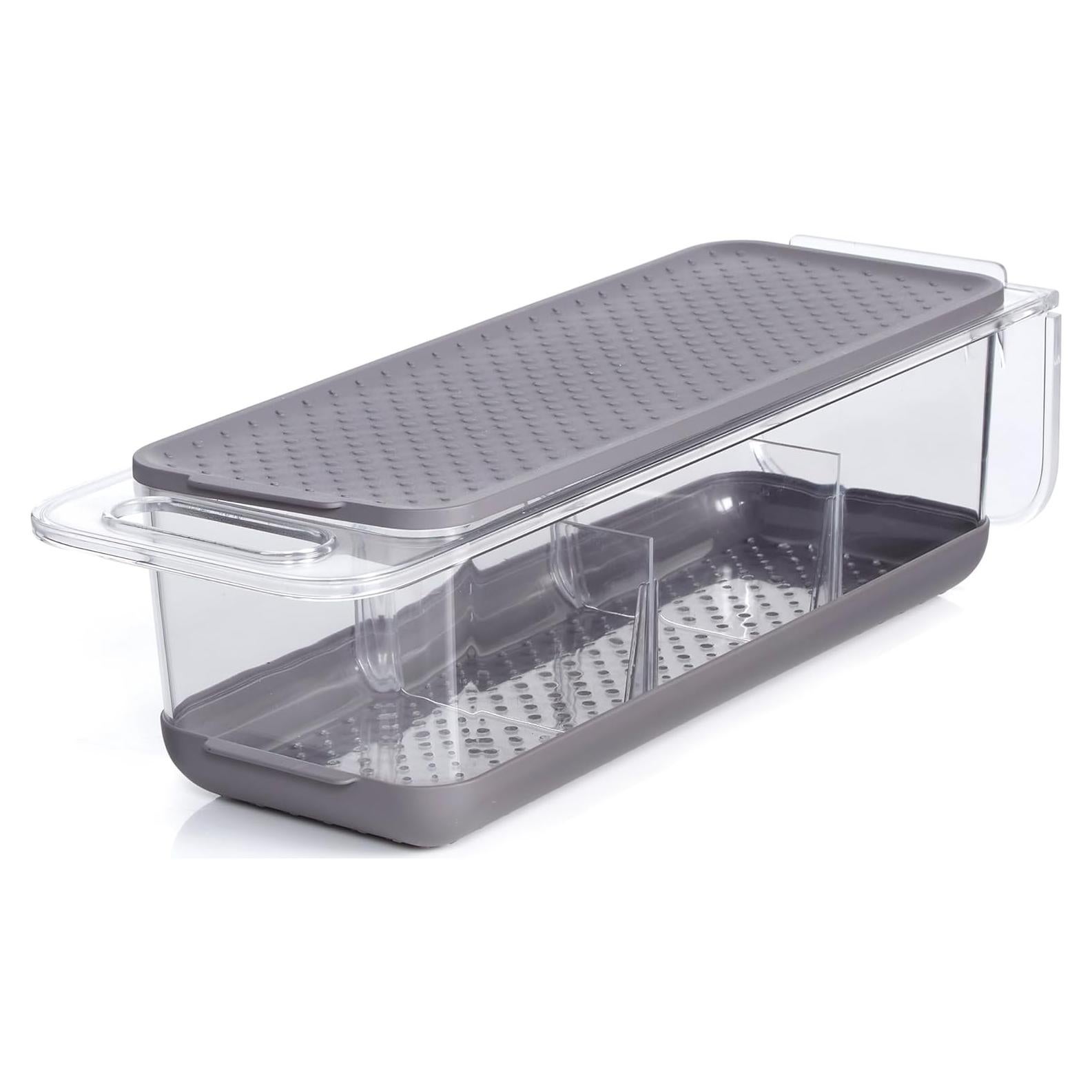 Colador sobre fregadero Copco con contenedor y tapa 41.91x14.22 cm