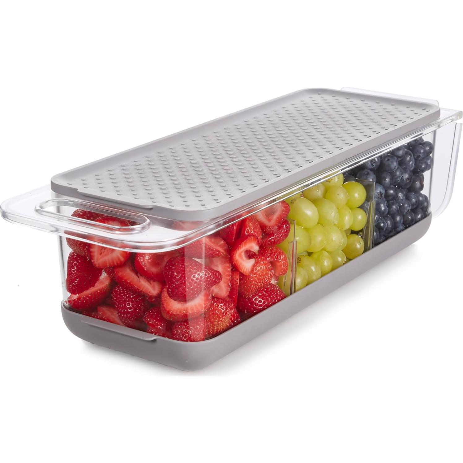 Colador sobre fregadero Copco con contenedor y tapa 41.91x14.22 cm