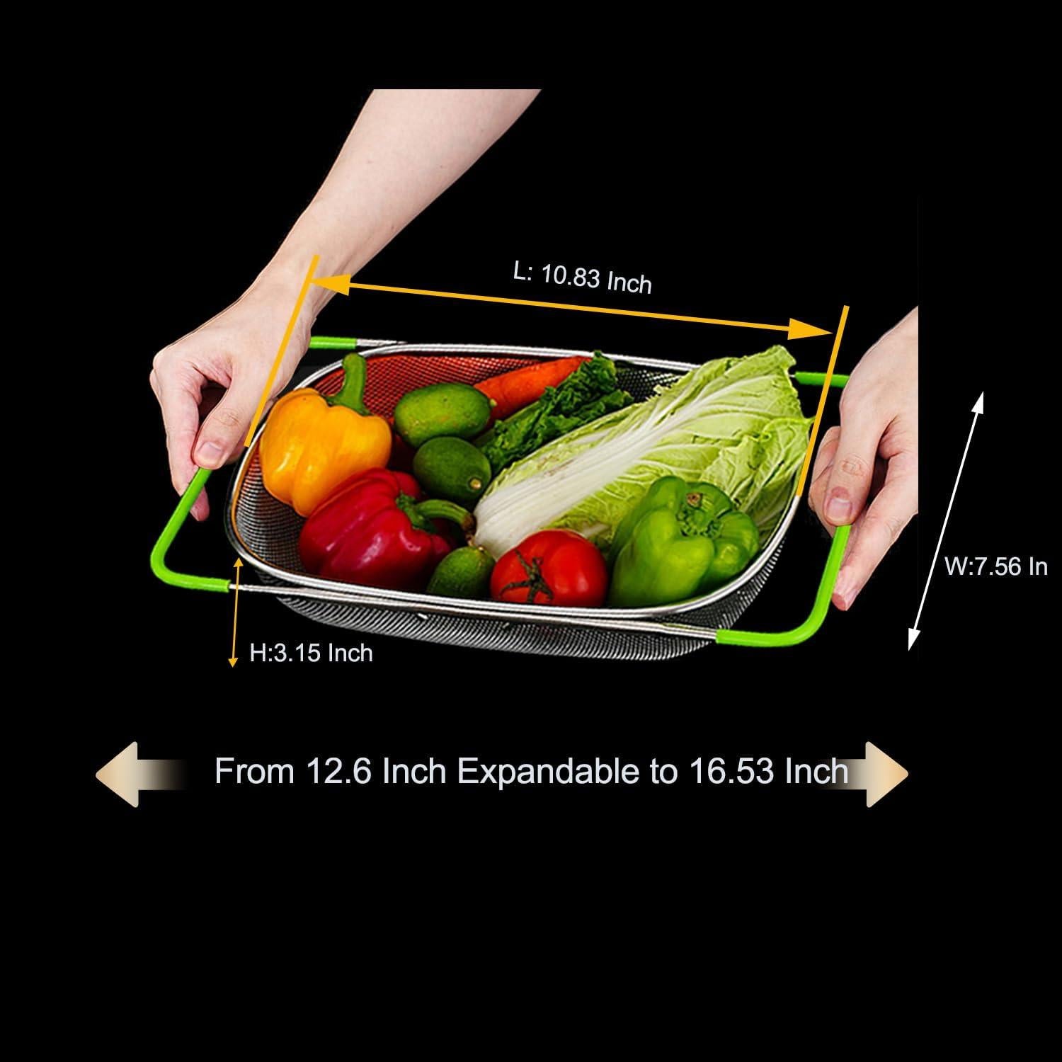 Colador Ovalado TENTA COCINA de Acero Inoxidable 2.5L