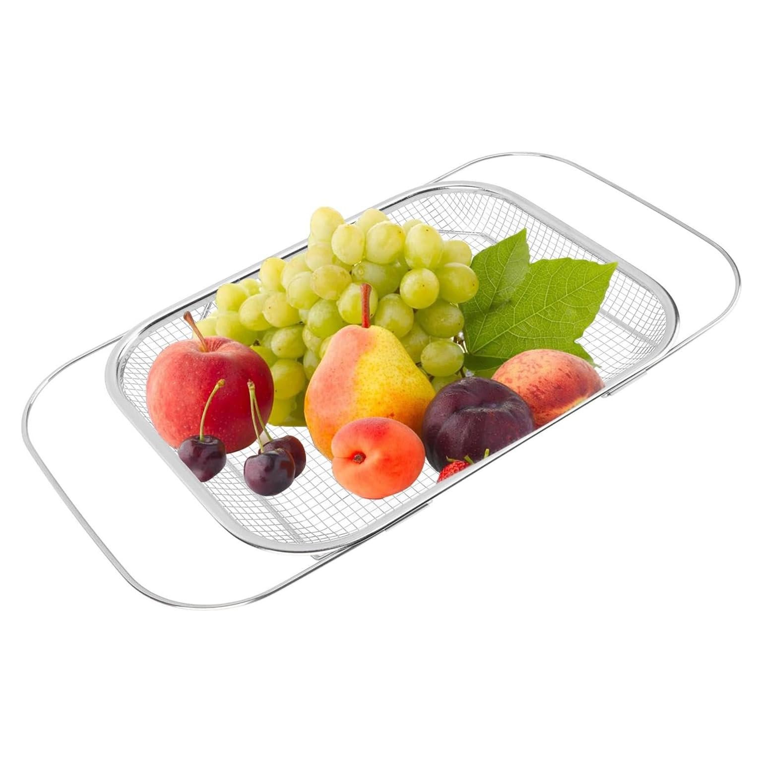 Colador de Fregadero YUNYDSM de Acero Inoxidable 37.2x27cm