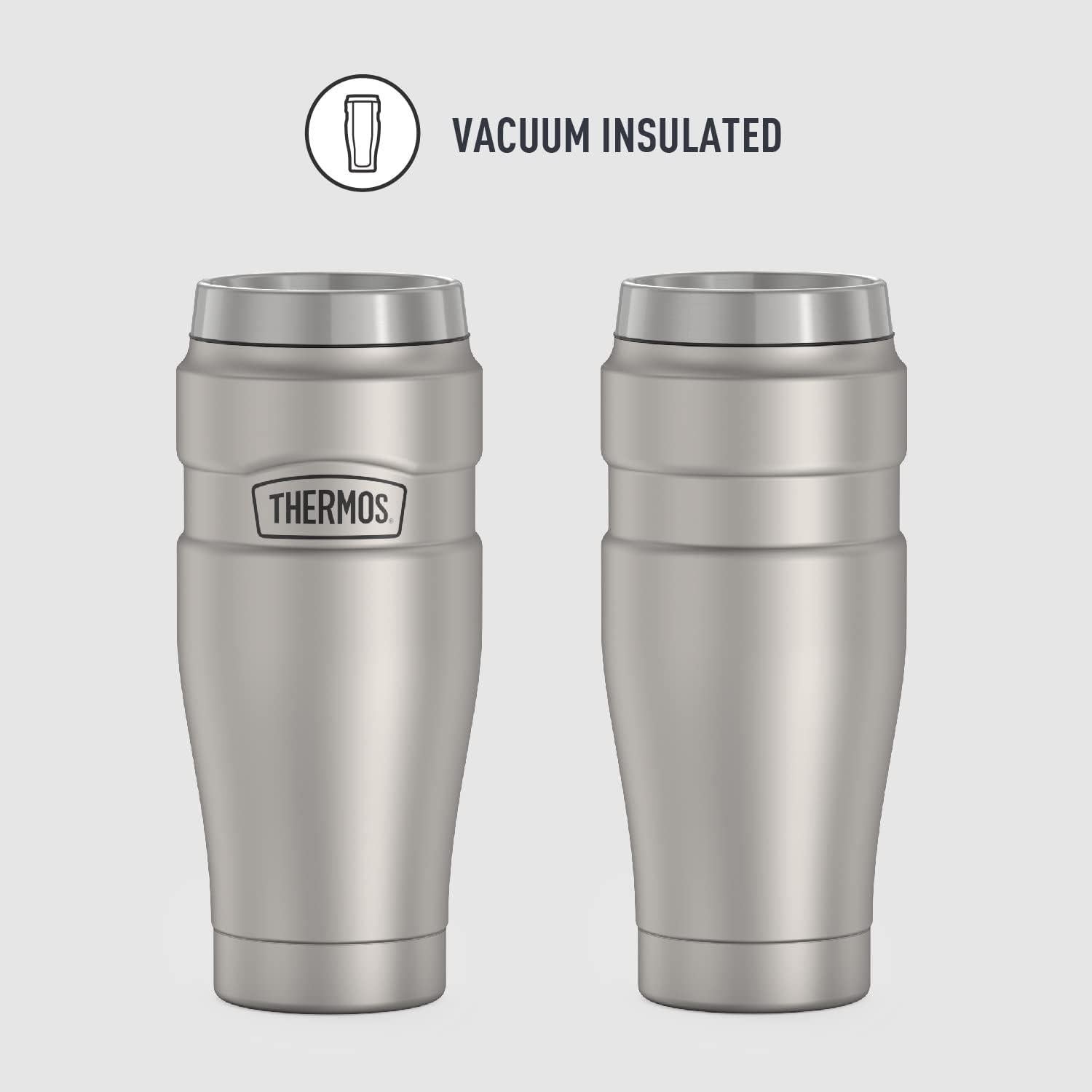 Taza de Viaje Aislada THERMOS 0.47L Acero Inoxidable Mate