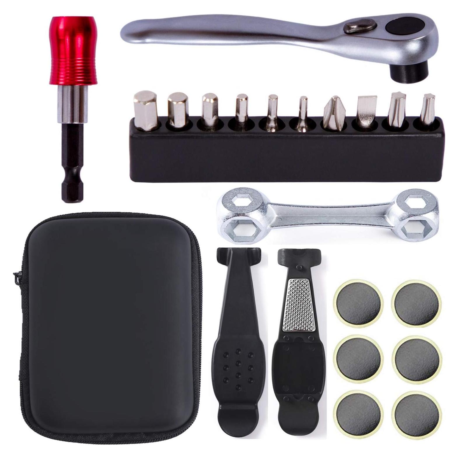 YBEKI Kit de Herramientas para Bicicleta - 7 Piezas