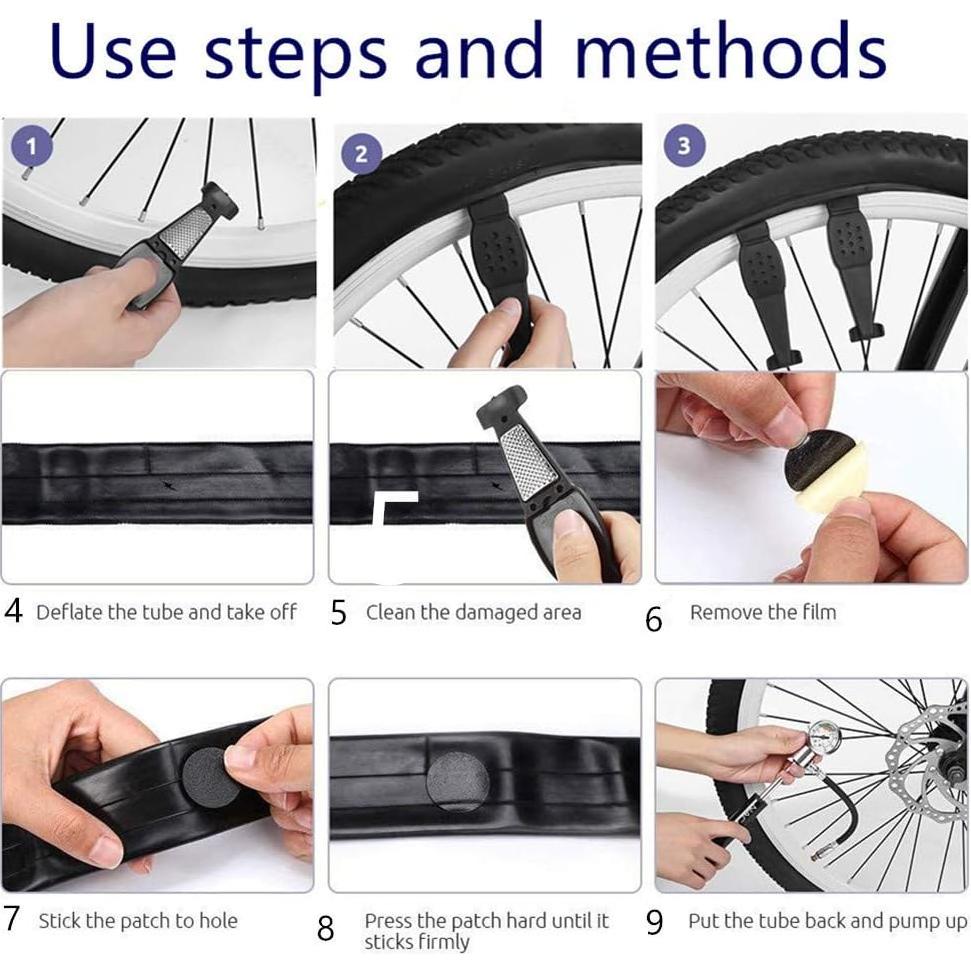 YBEKI Kit de Herramientas para Bicicleta - 7 Piezas