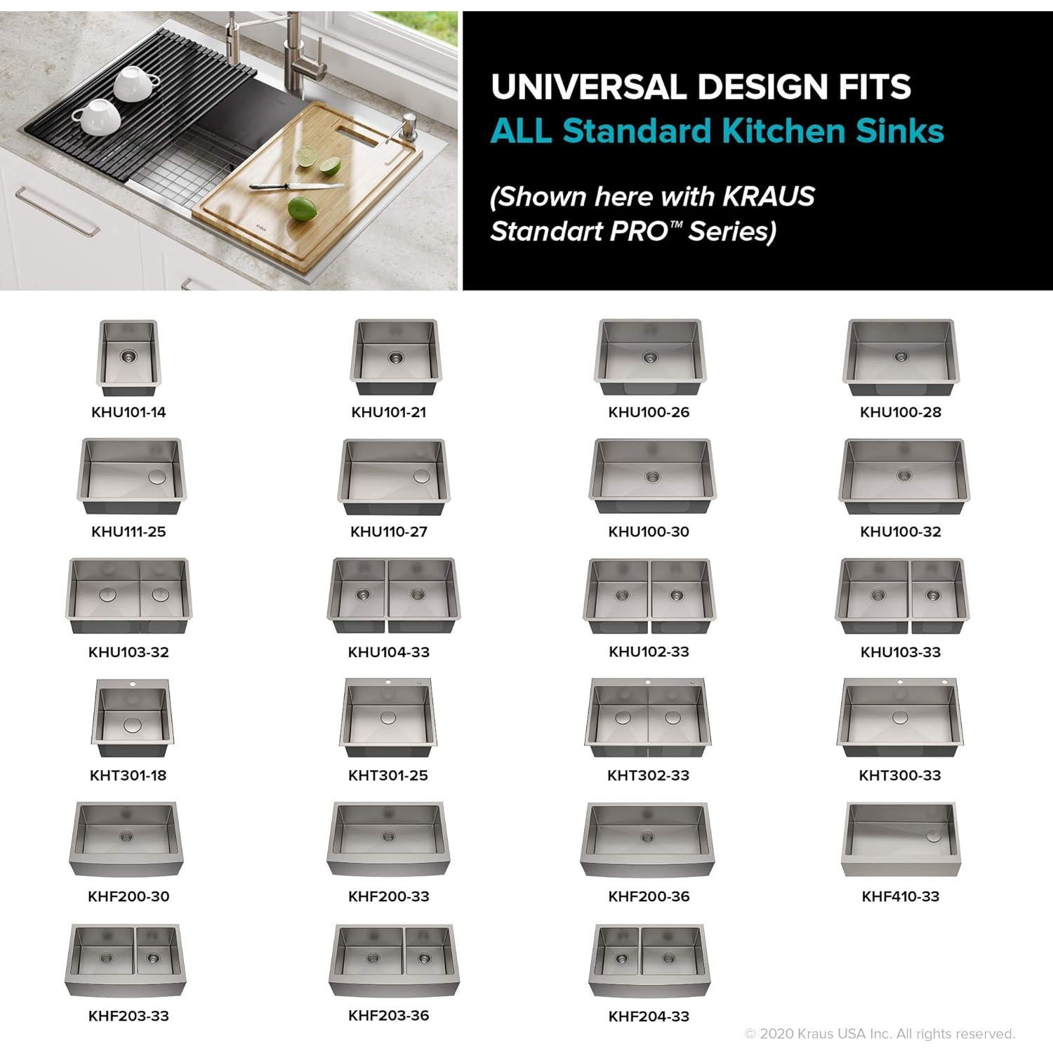 Estante de Secado Roll-Up Kraus KRM-10DG Gris Oscuro 52cm