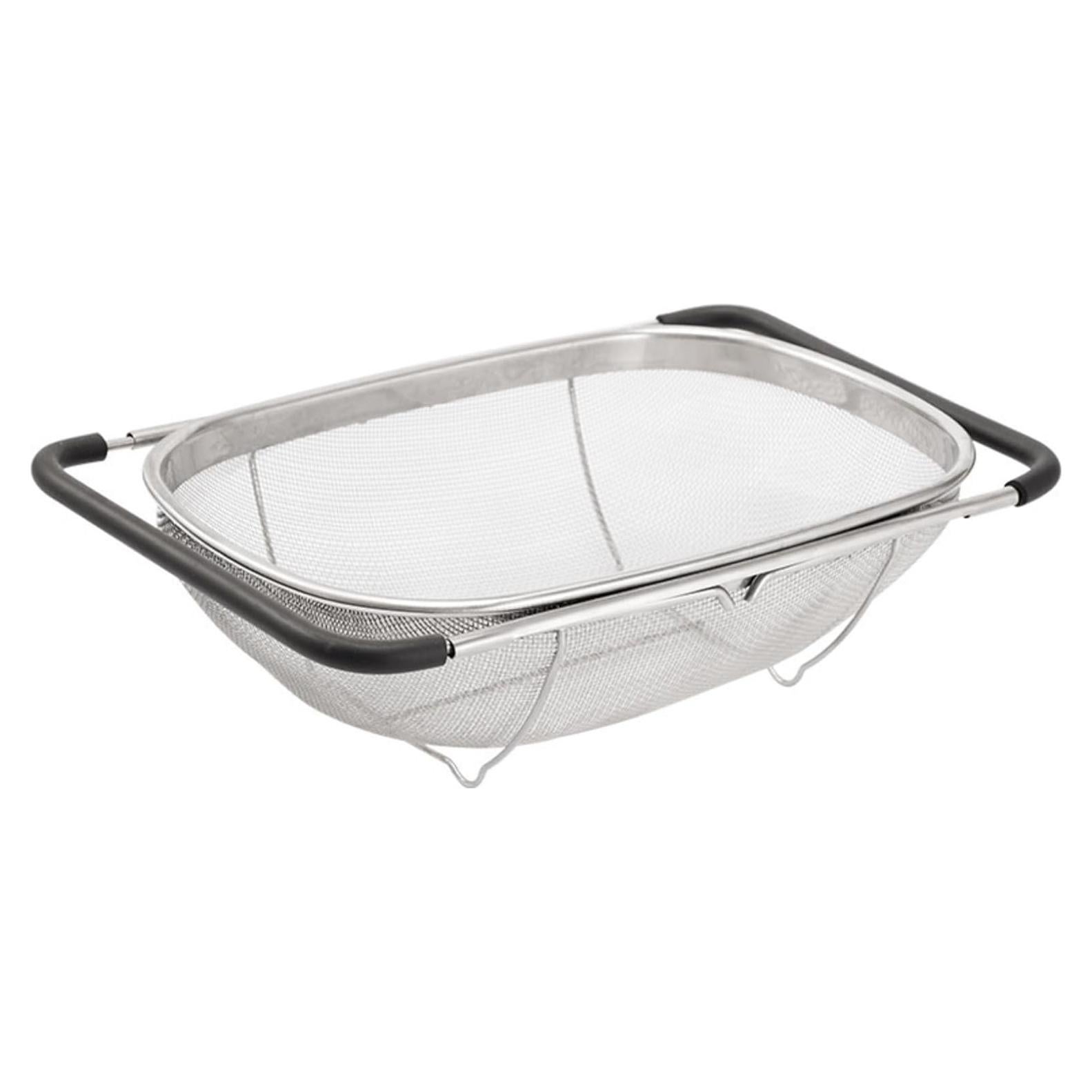 Canasta Coladora Ovalada Supercap de Acero Inoxidable 4qt