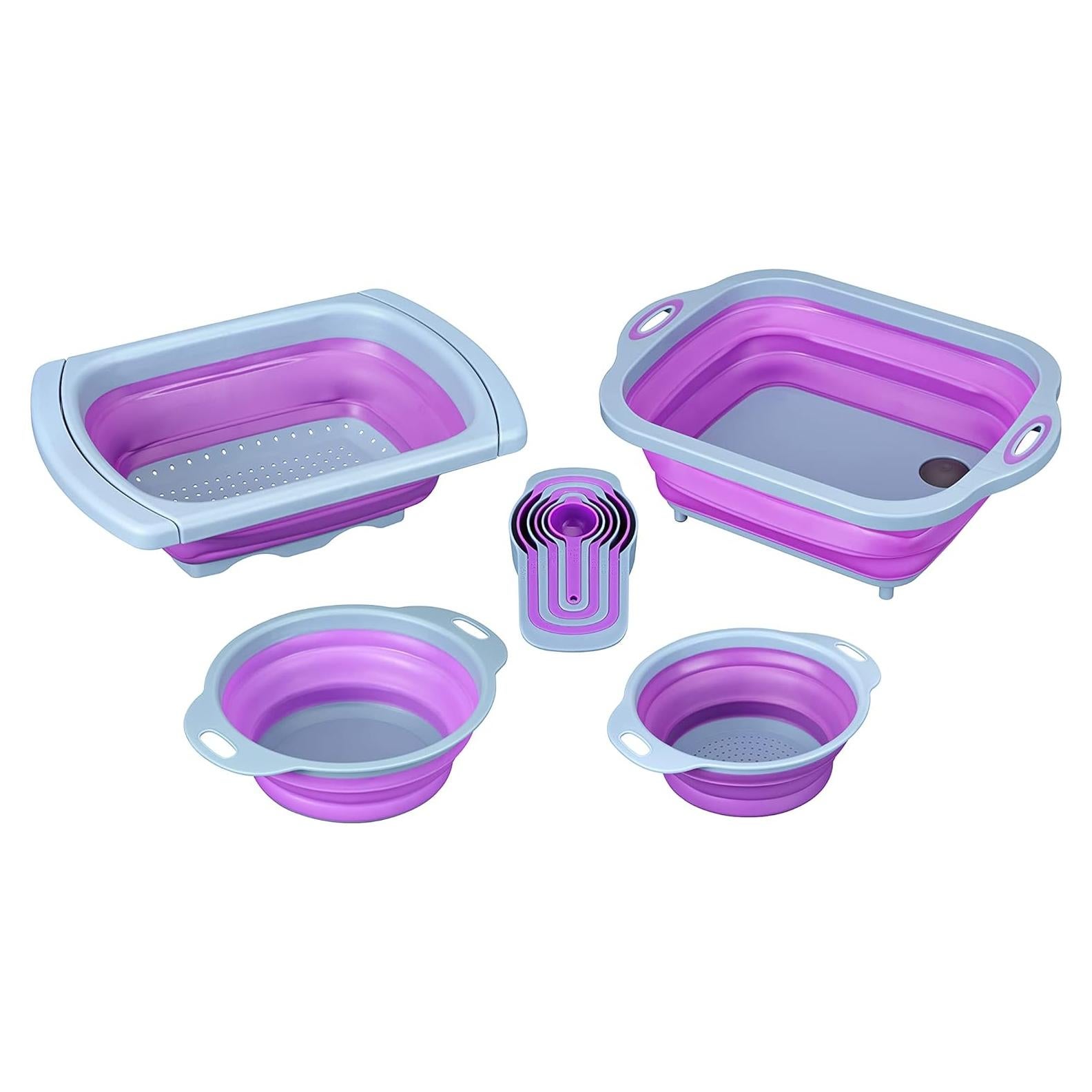 Juego de cocina de silicona colapsable 10 piezas PurpleChef