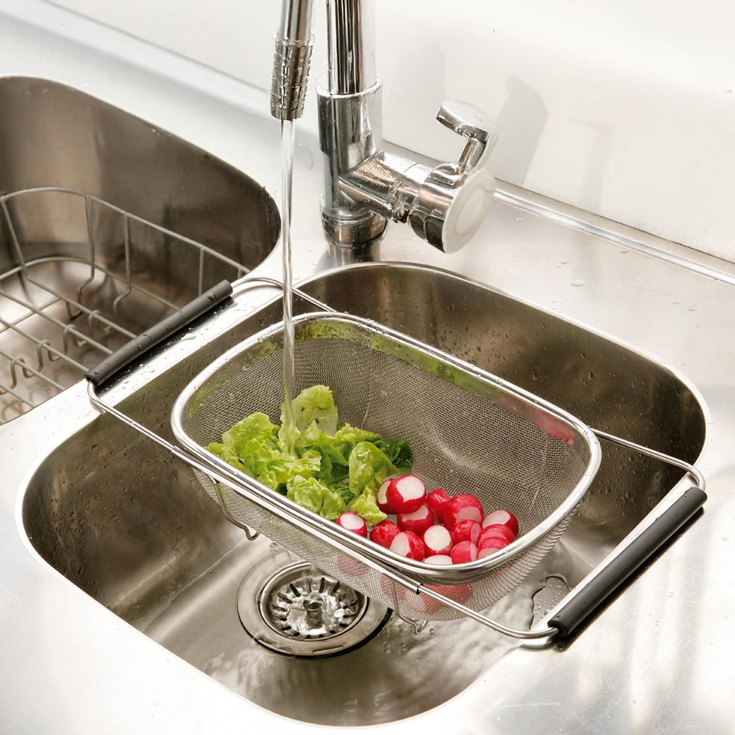 Colador de Fregadero Premier Housewares Acero Inoxidable 11x30 cm