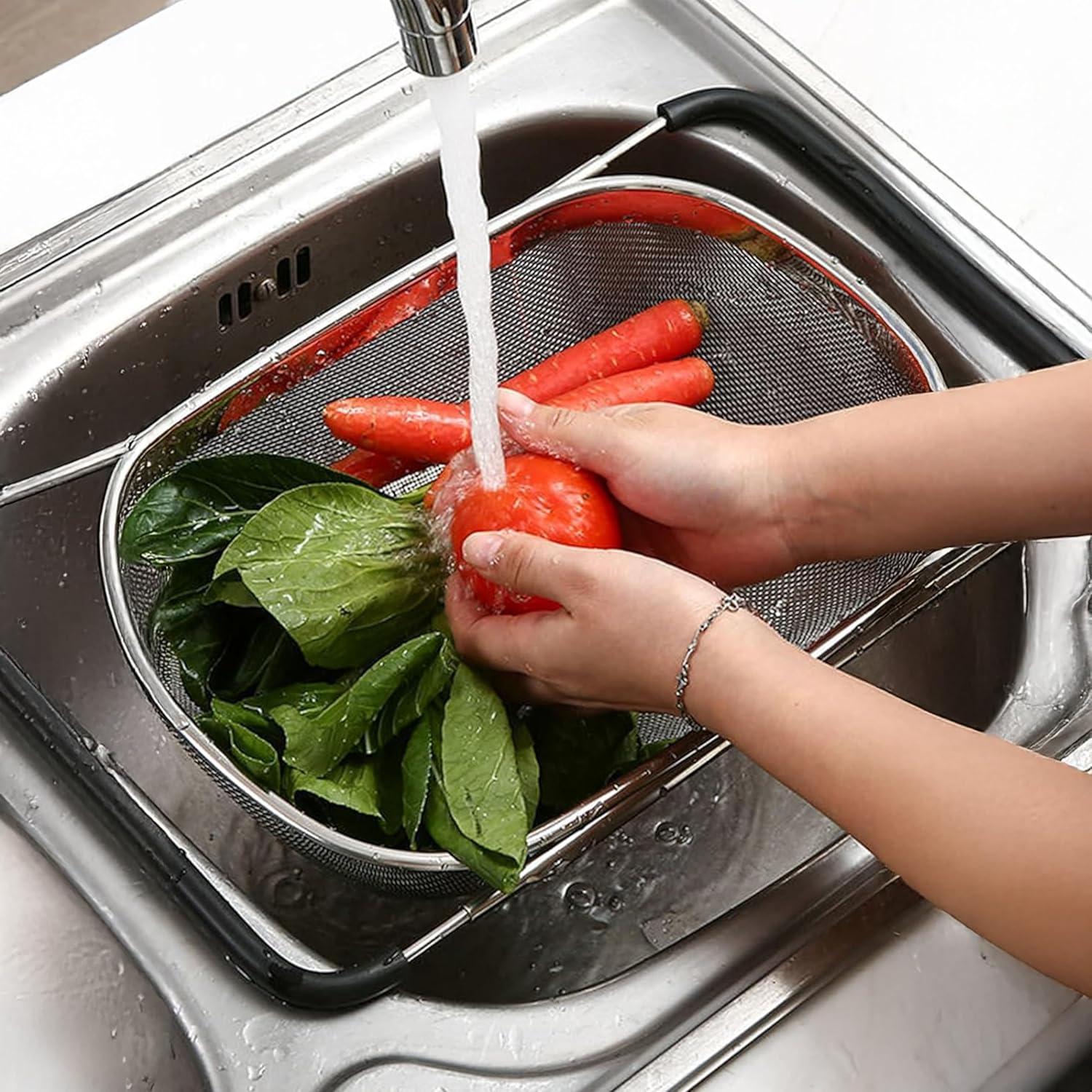 Colador de Fregadero Premier Housewares Acero Inoxidable 11x30 cm