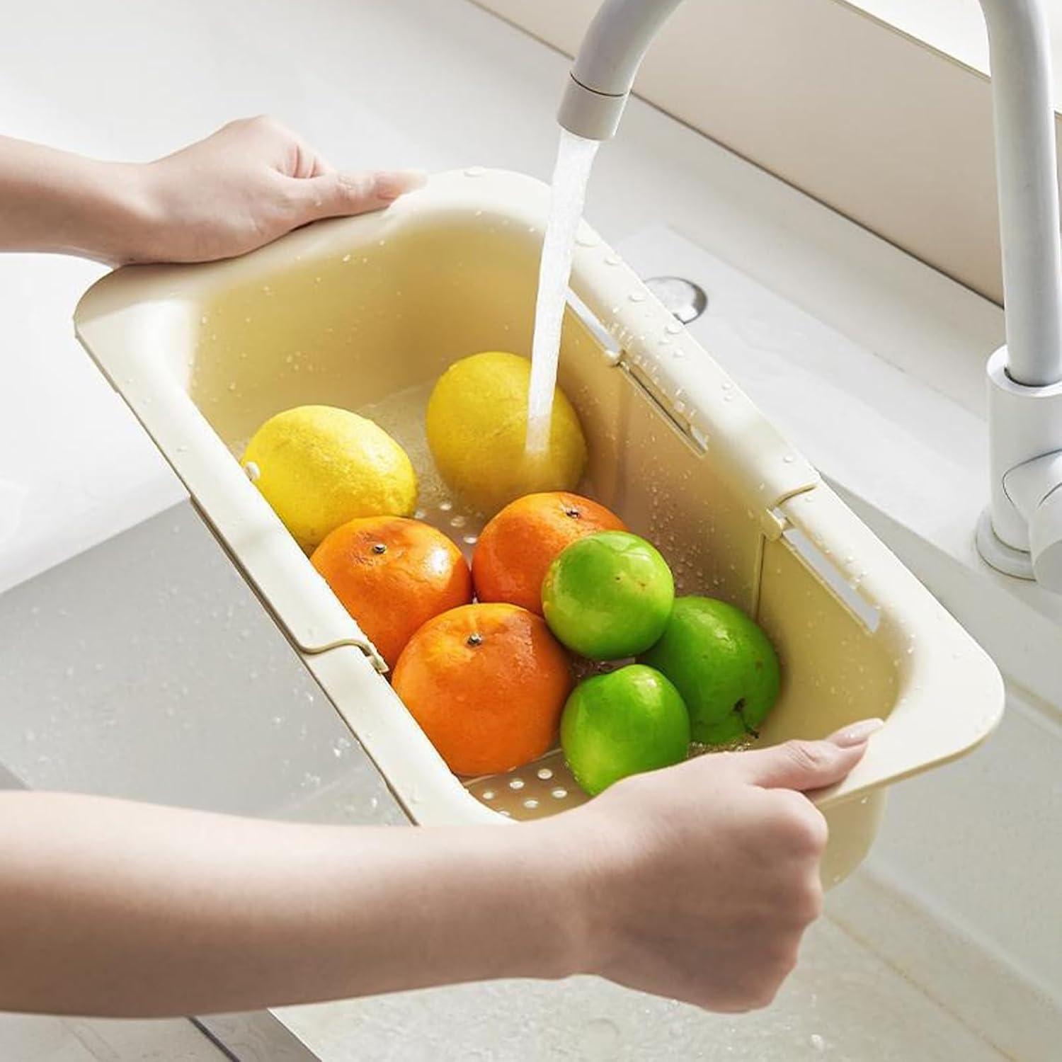 Colador Expandible Krtresiar para Frutas y Verduras 34.5-47.4 cm