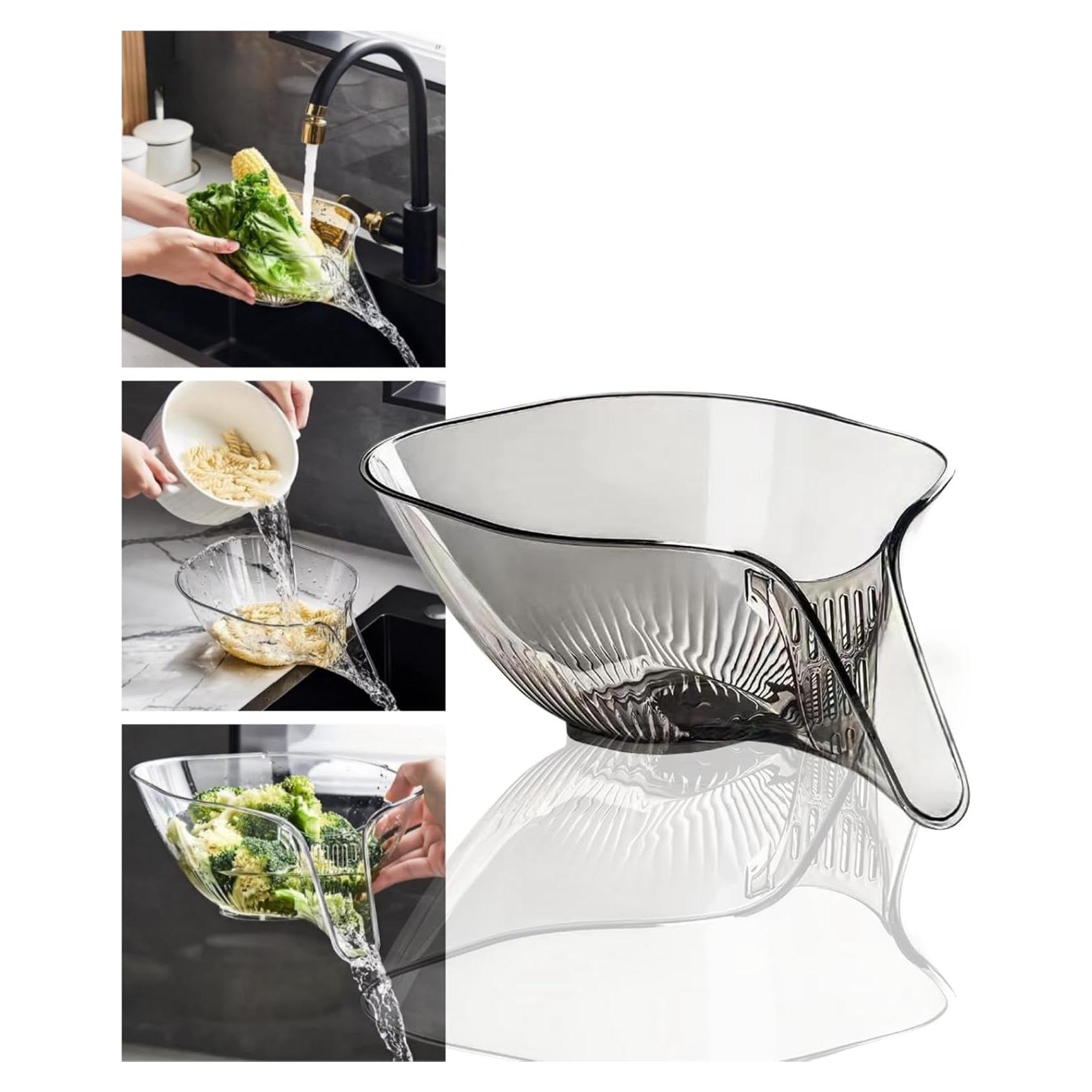 Canasta de Drenaje Multifuncional MOTEERLLU Gris 22.86x17.78cm