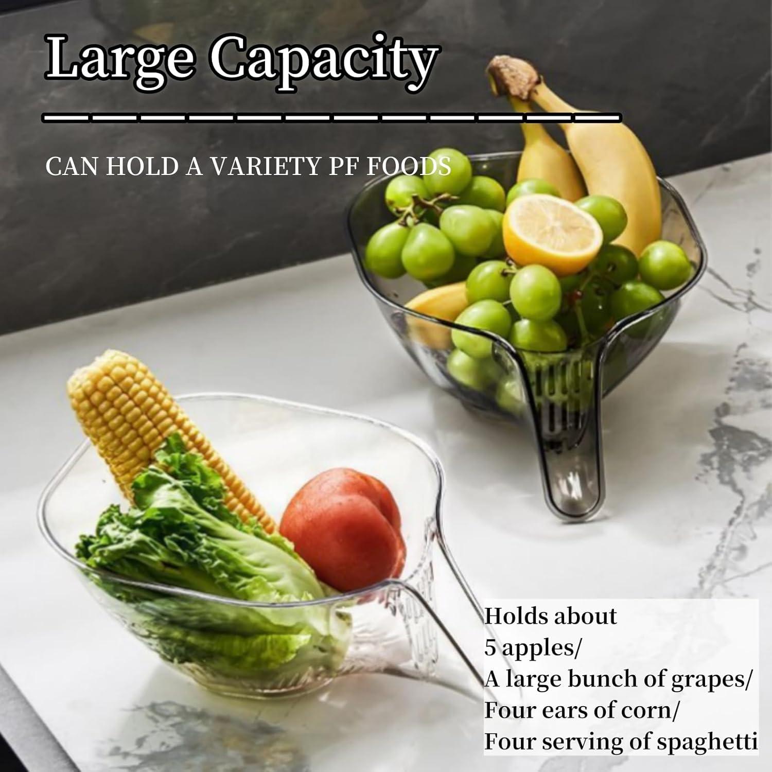 Canasta de Drenaje Multifuncional MOTEERLLU Gris 22.86x17.78cm