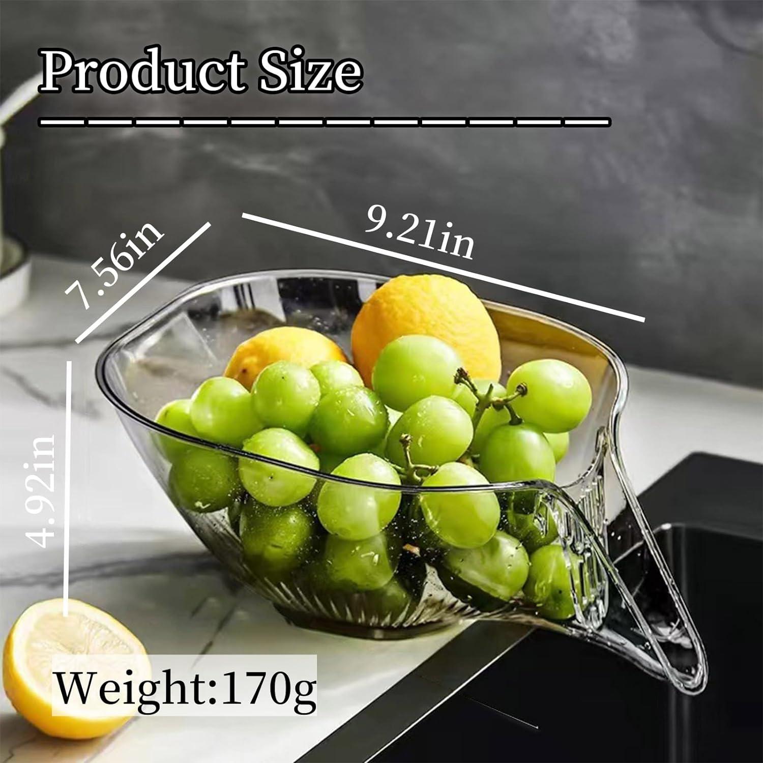 Canasta de Drenaje Multifuncional MOTEERLLU Gris 22.86x17.78cm