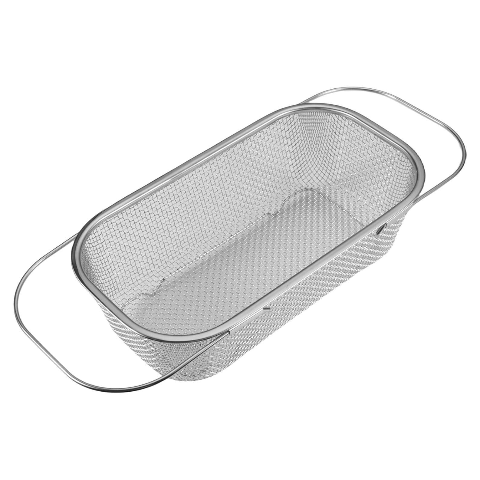 Colador Rectangular de Acero Inoxidable WHBDGP 32.9x18.5cm