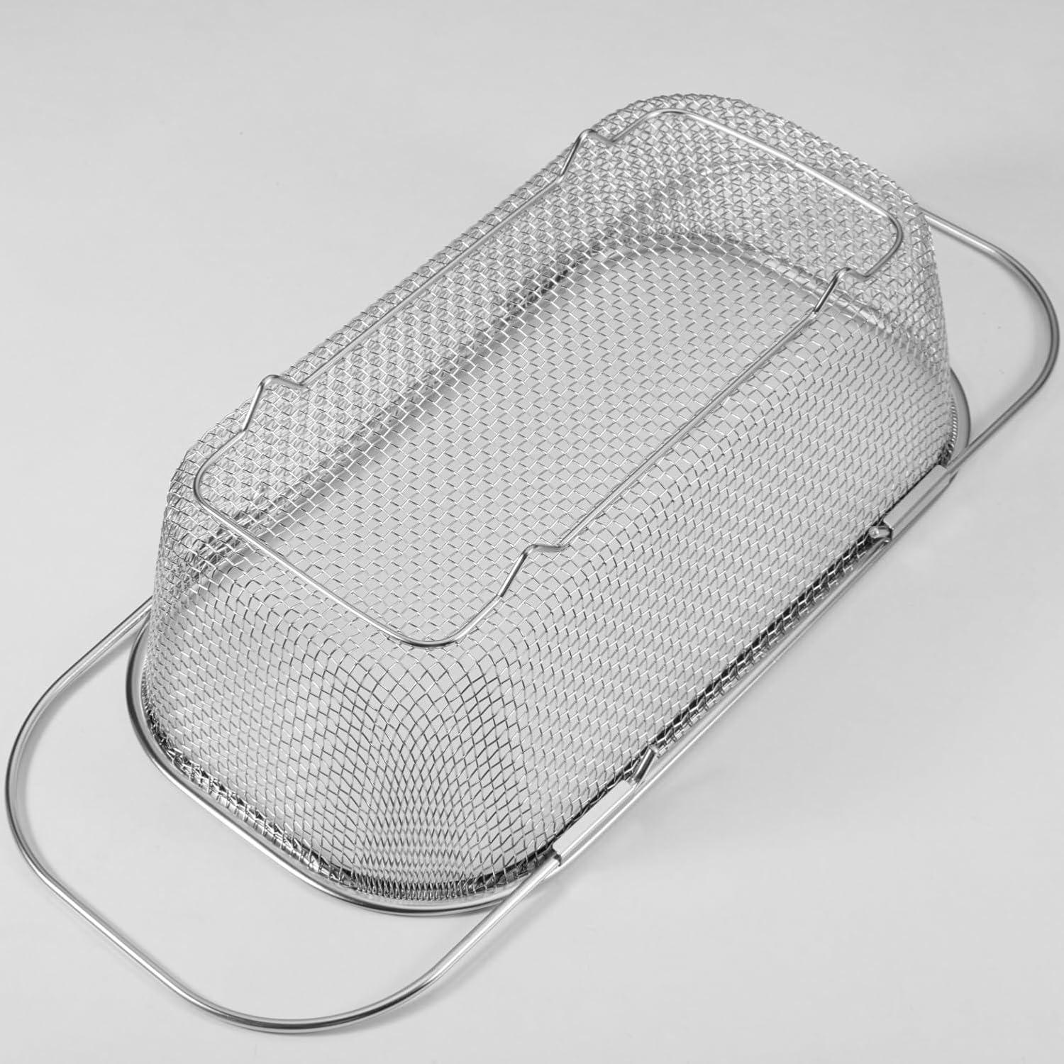 Colador Rectangular de Acero Inoxidable WHBDGP 32.9x18.5cm