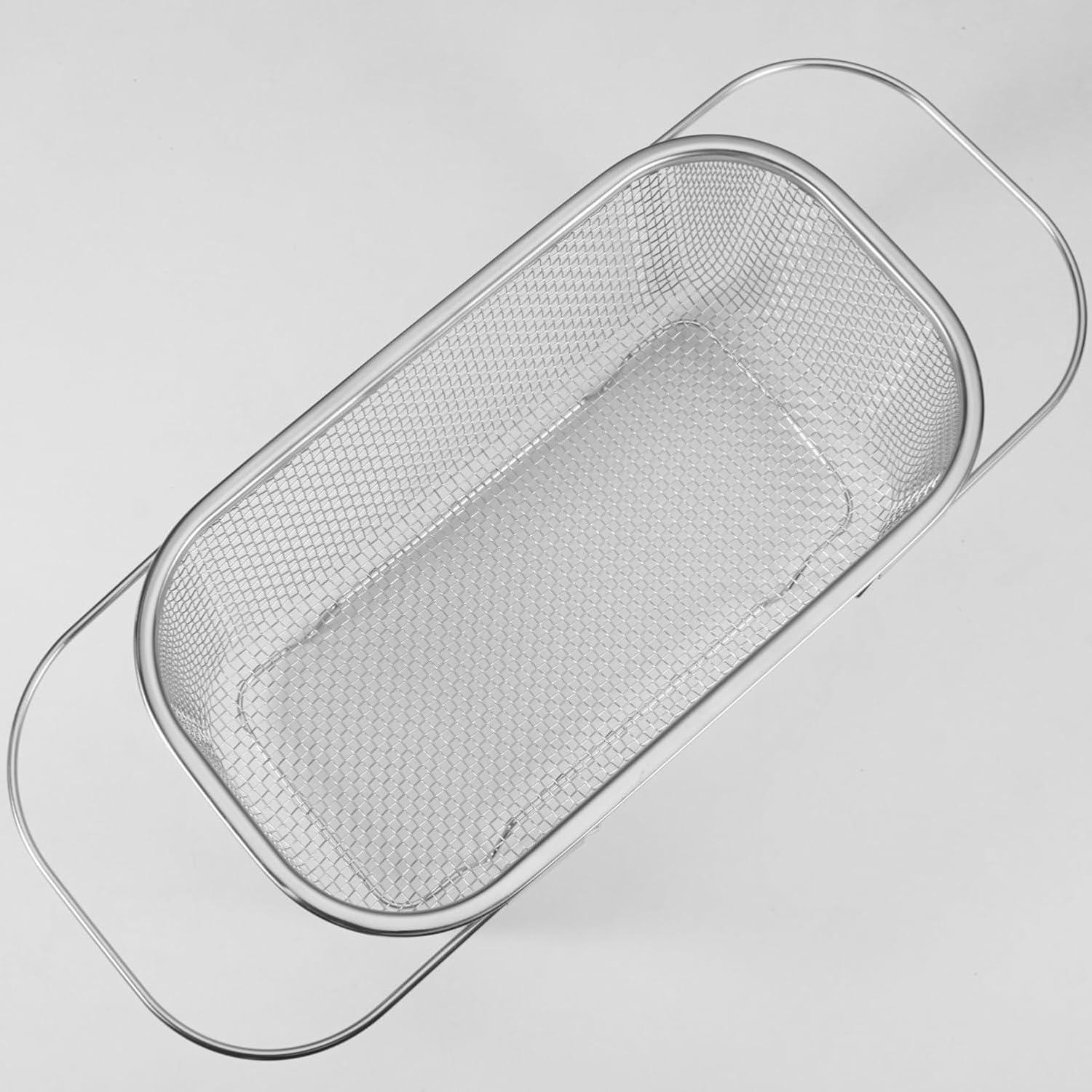 Colador Rectangular de Acero Inoxidable WHBDGP 32.9x18.5cm