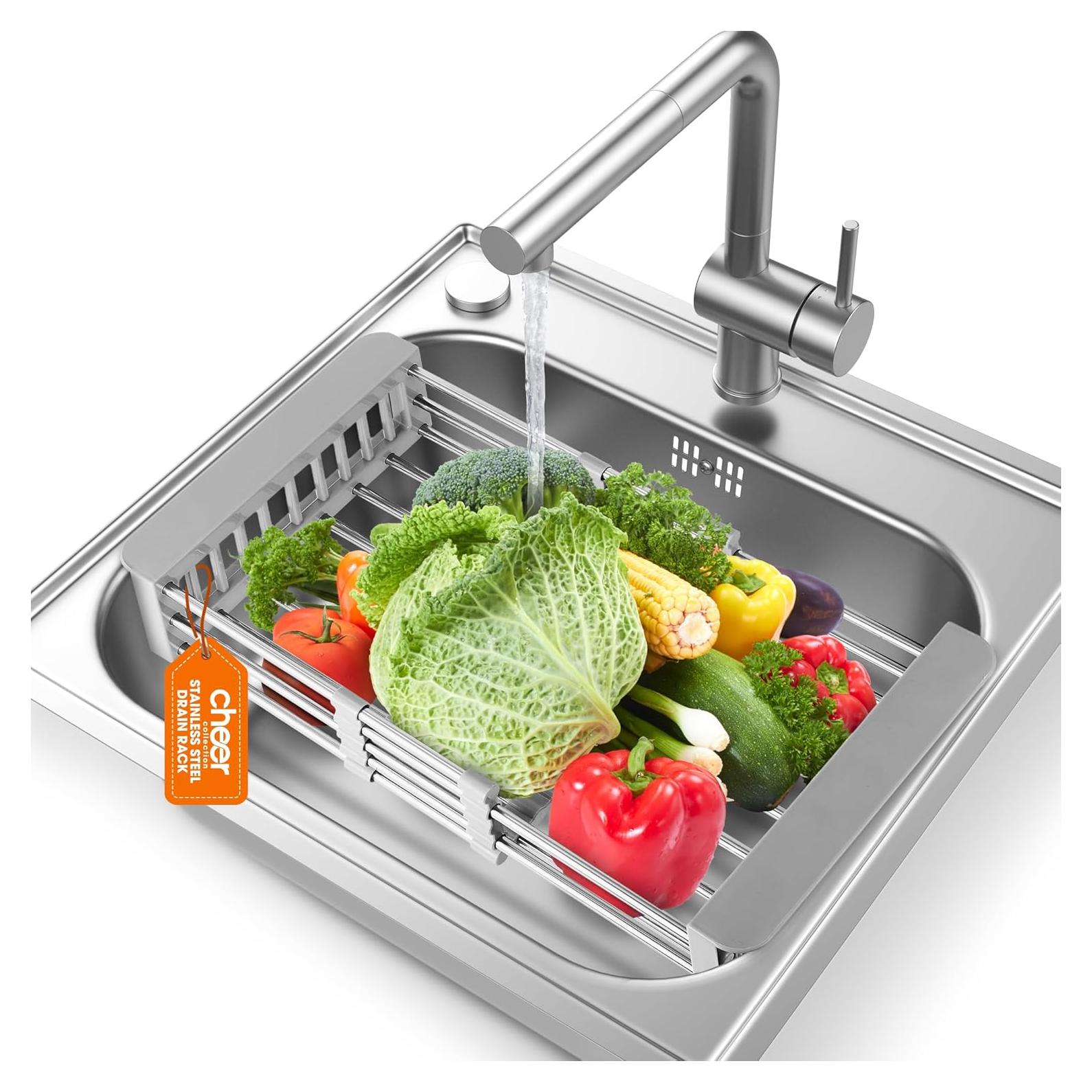 Estante de Secado Expandible Colección Cheer para Fregadero 29.97-43.18 cm