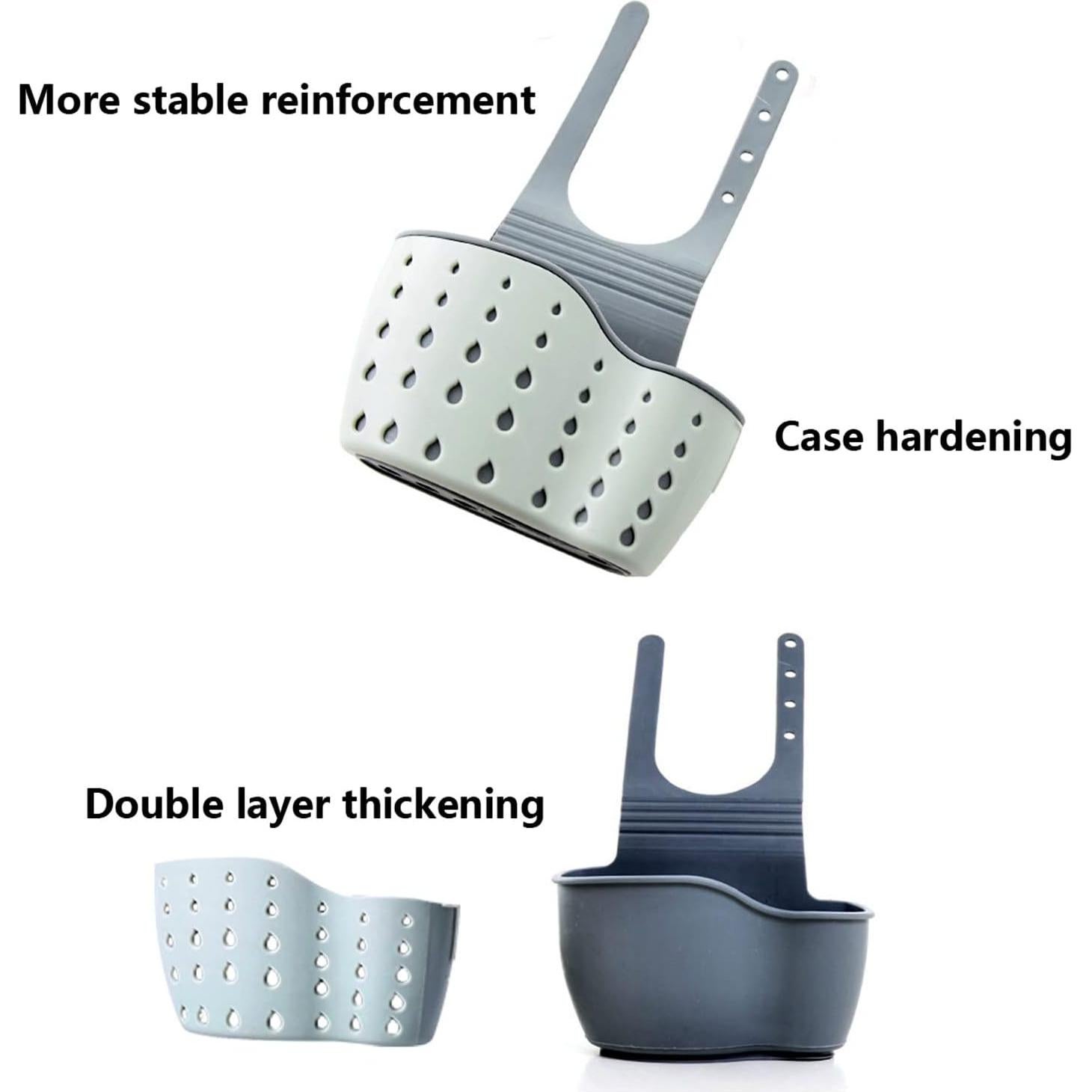 Cesta de Fregadero YYAALOA Estante de Almacenamiento Verde Salvia