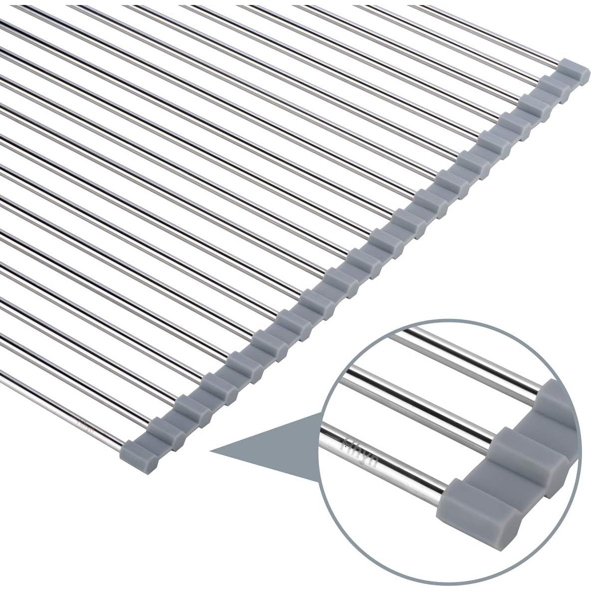 Escurridor de Platos Plegable Hhyn Acero Inoxidable 45x39.6cm