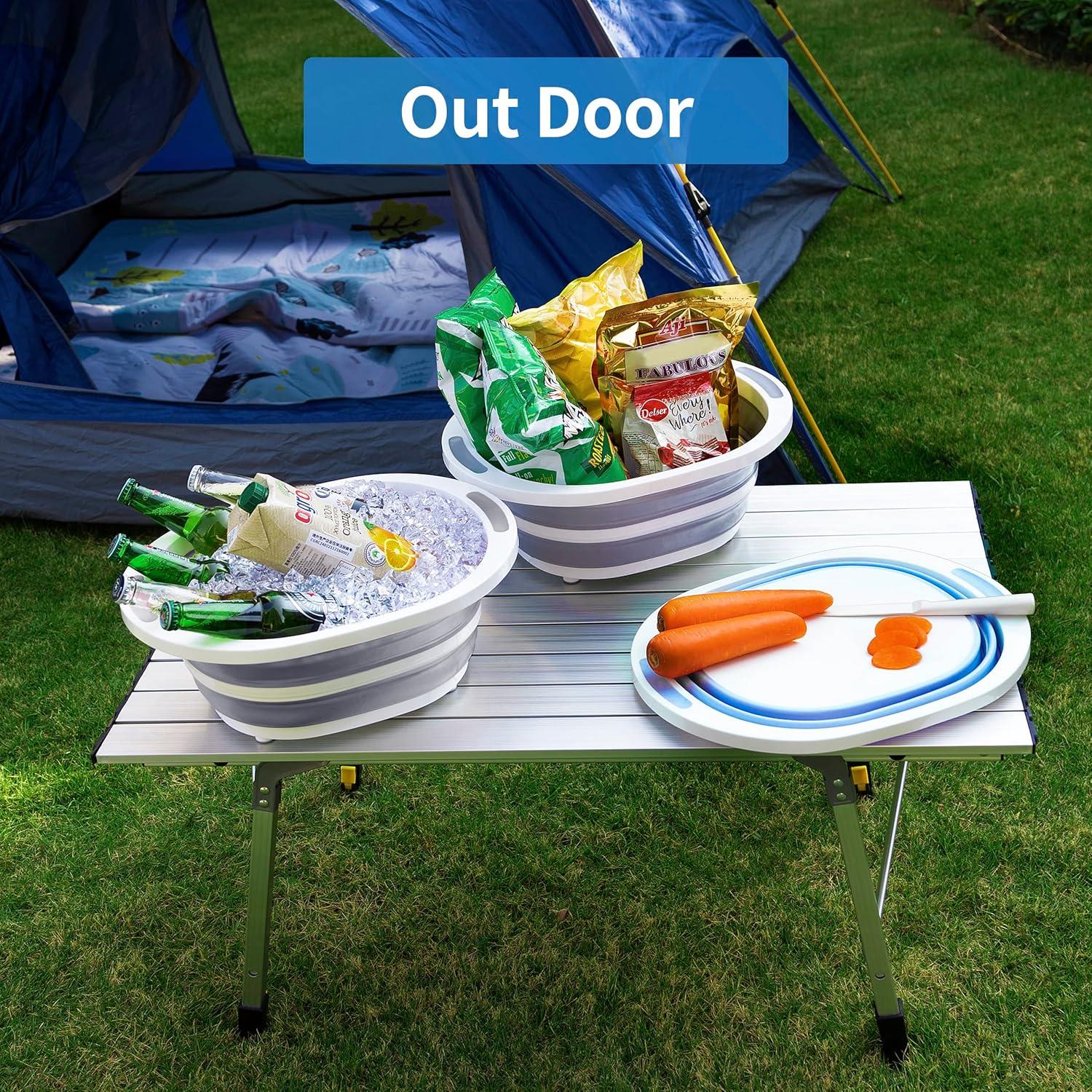 Fregadero Plegable Craftend 7.5L Gris - Cubeta Portátil