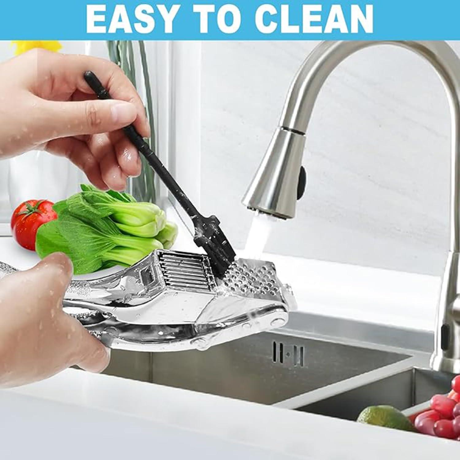 Prensa y Cortador de Ajo 2 en 1 ANCQMI - Apto Lavavajillas