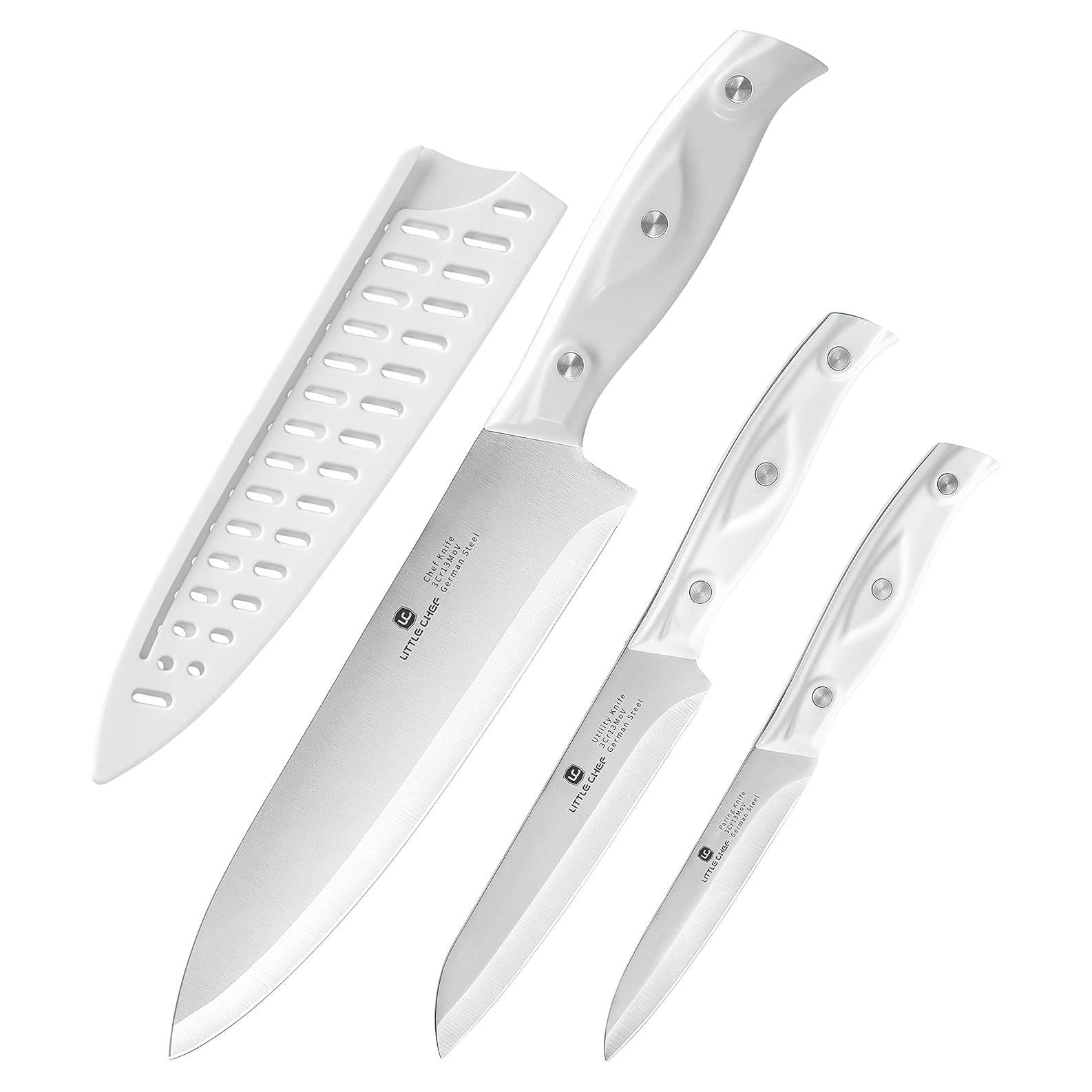 Juego de cuchillos de cocina Little Chef 3 piezas acero inoxidable