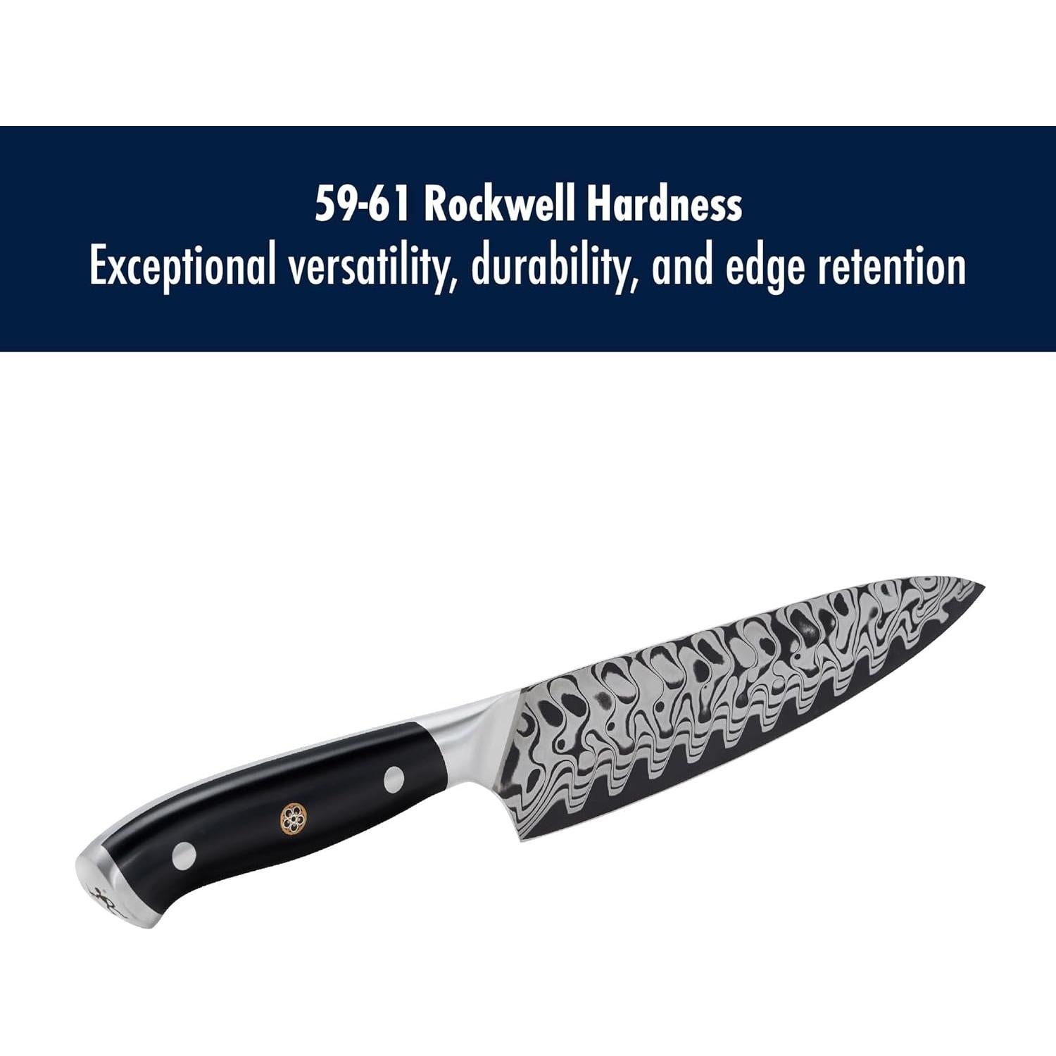 Cuchillo de Chef Henckels Compass Damasco 20.32 cm Forjado