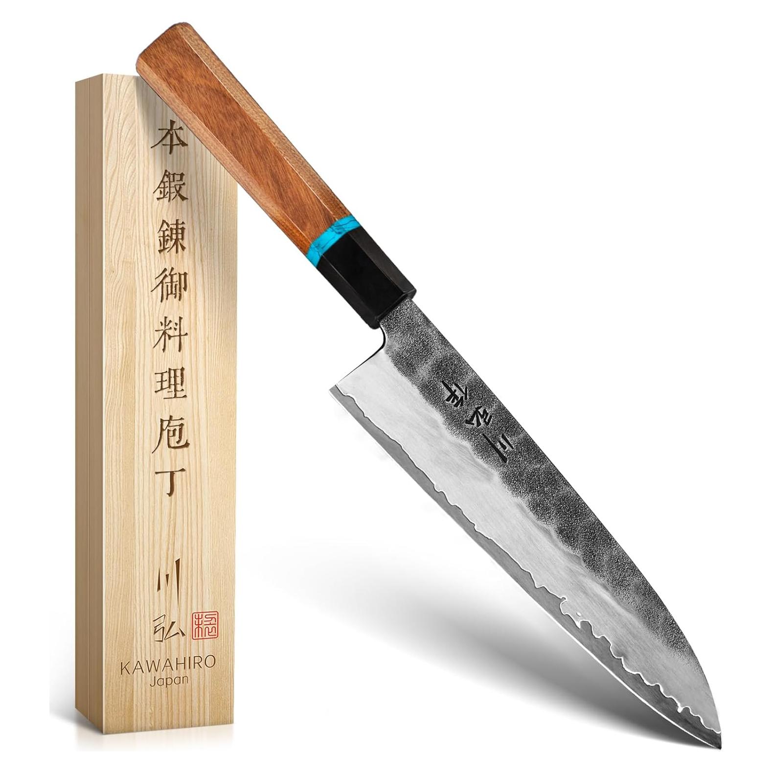 Cuchillo de Chef Japonés KAWAHIRO KH-6601 21cm Forjado VG10