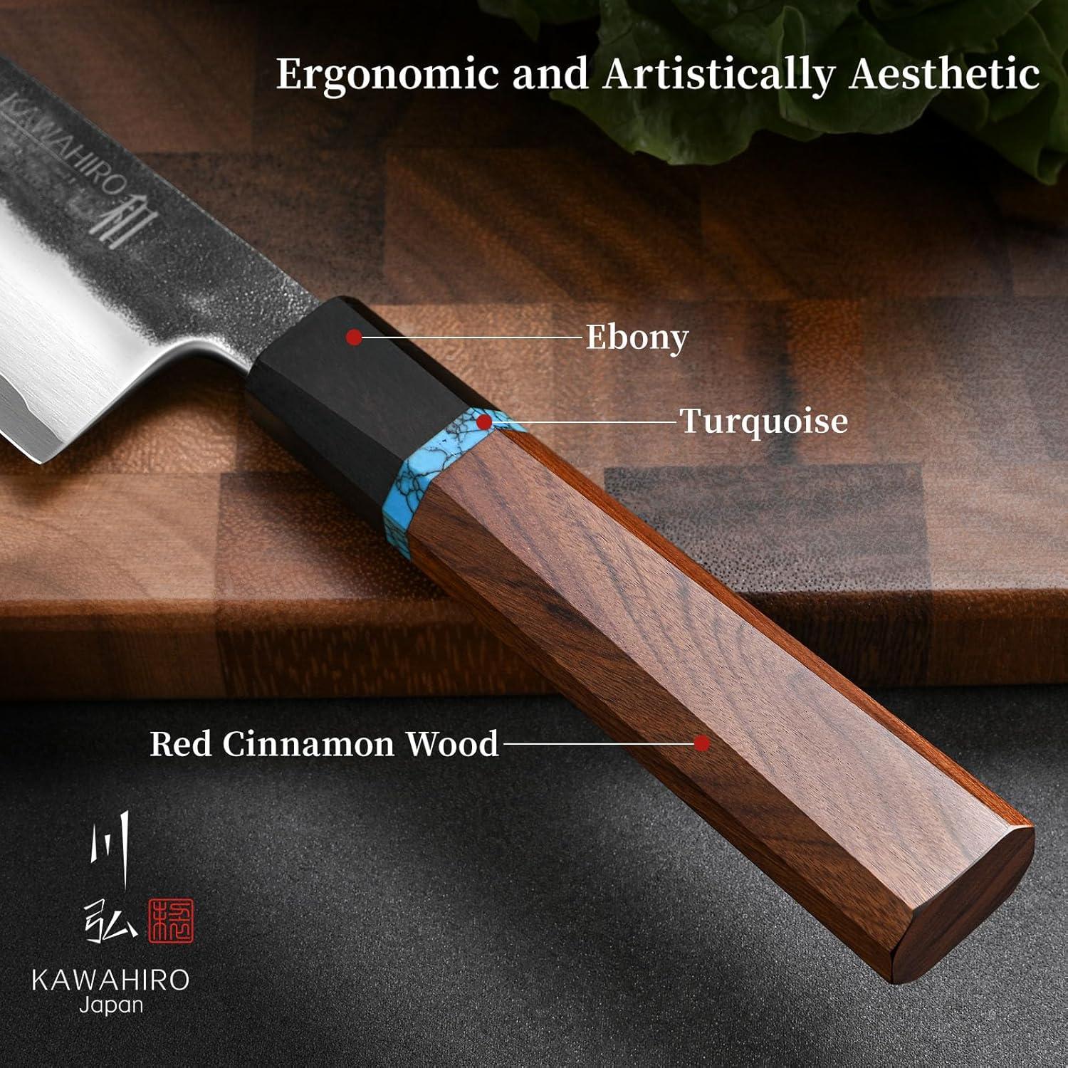 Cuchillo de Chef Japonés KAWAHIRO KH-6601 21cm Forjado VG10