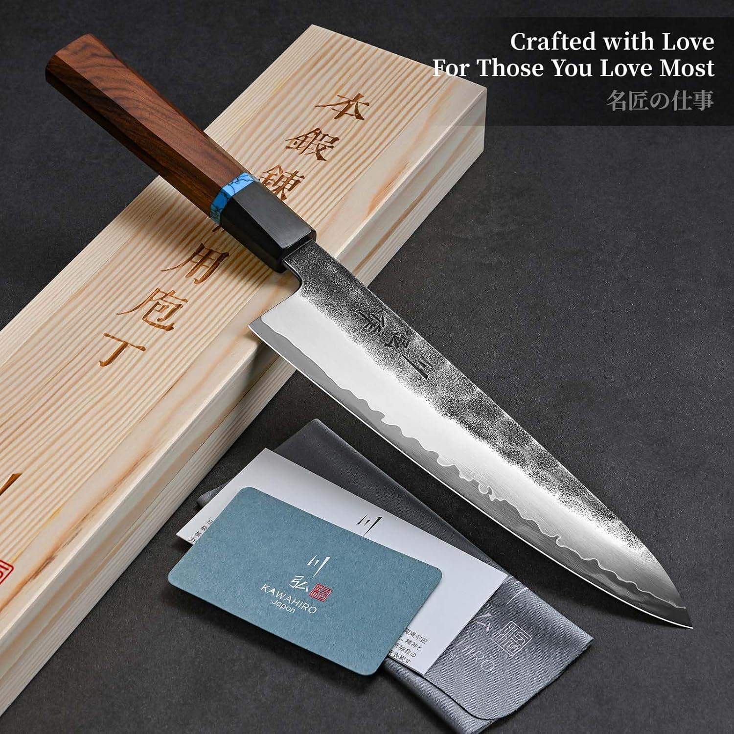 Cuchillo de Chef Japonés KAWAHIRO KH-6601 21cm Forjado VG10