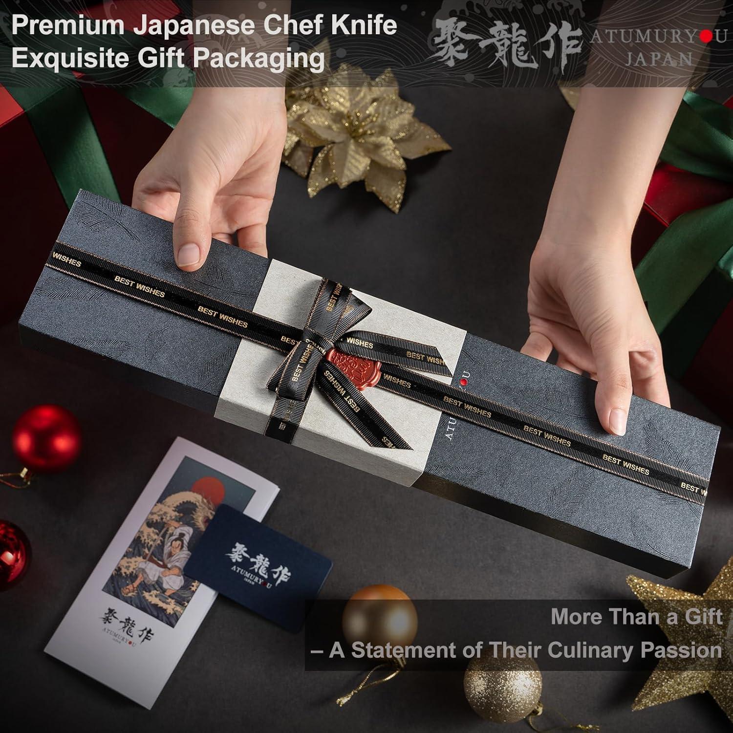 Cuchillo de Chef Japonés Atumuryou 21 cm Forjado a Mano