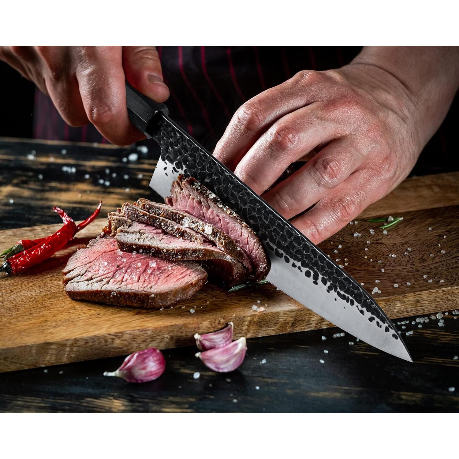 Cuchillo de Chef Gyuto RASSE 21cm Acero Inoxidable AUS-8