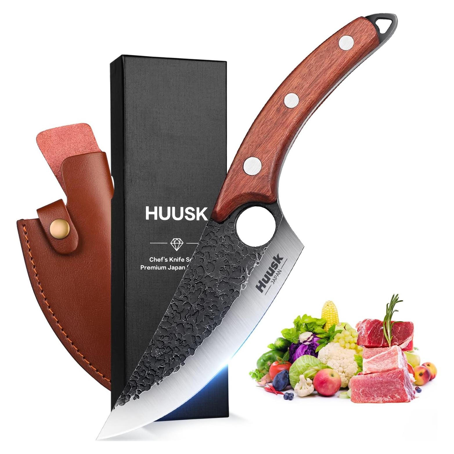 Cuchillo Huusk Forjado a Mano 14.5 cm - Chef y Deshuese