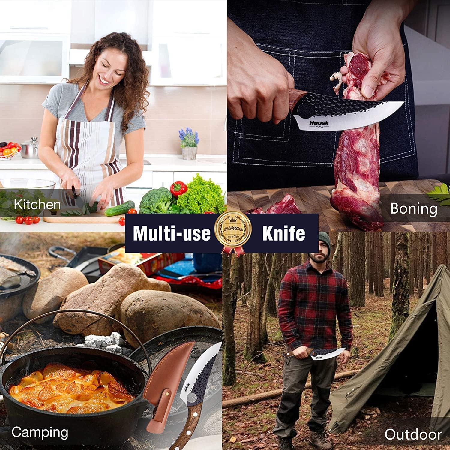 Cuchillo Huusk Forjado a Mano 14.5 cm - Chef y Deshuese