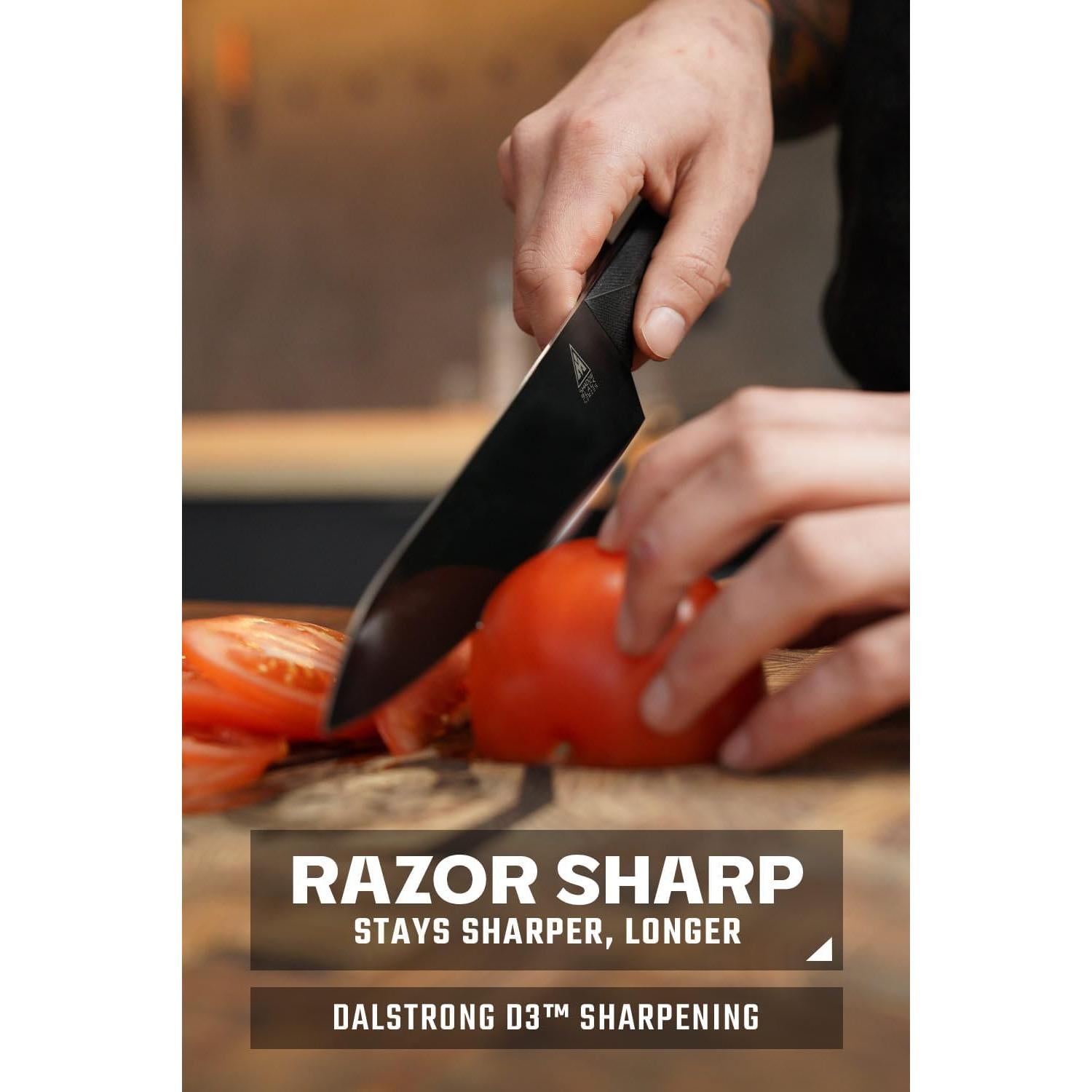 Cuchillo de Chef Dalstrong 20 cm Serie Shadow Black Acero