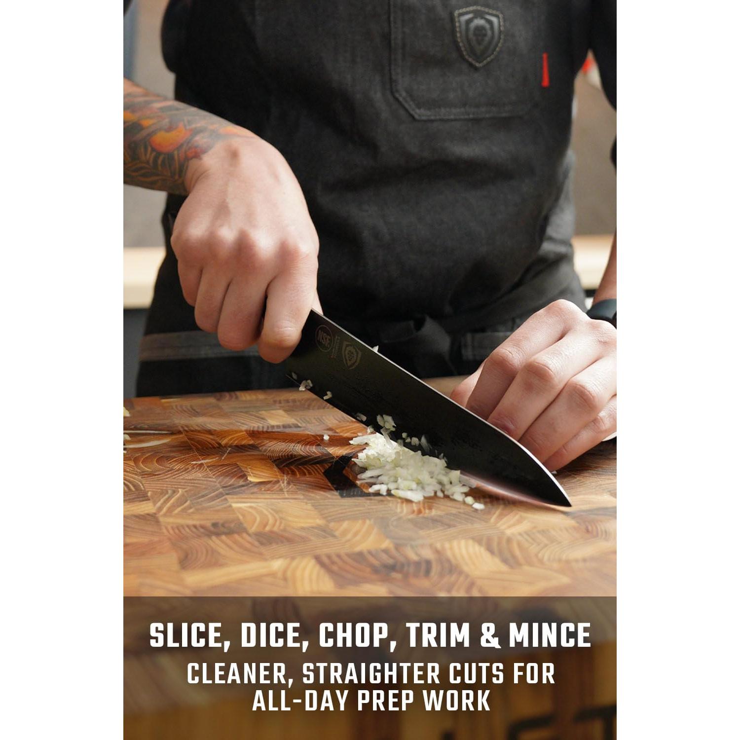 Cuchillo de Chef Dalstrong 20 cm Serie Shadow Black Acero