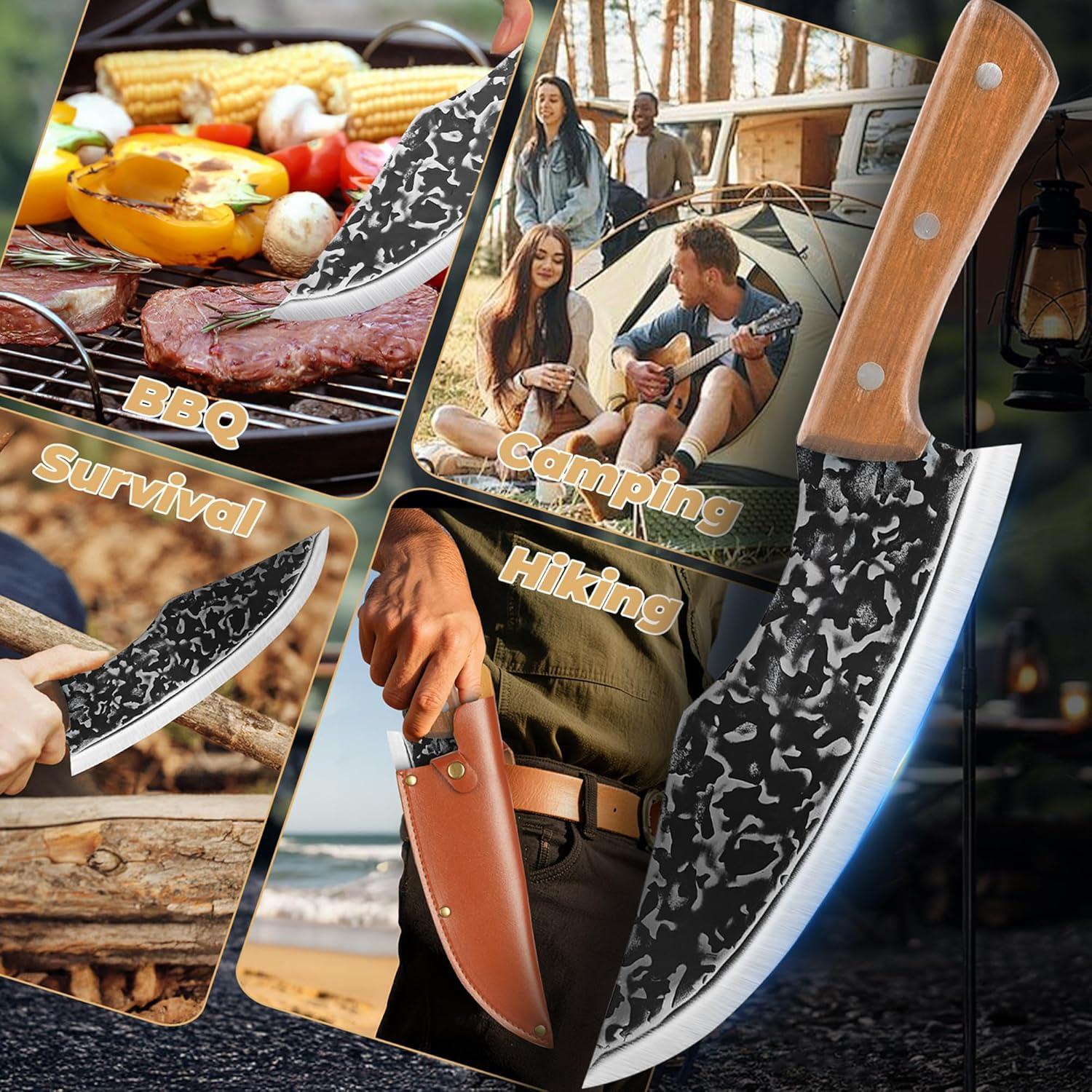 Cuchillo de Chef GourmetEdge 7" Acero Japonés Forjado Negro