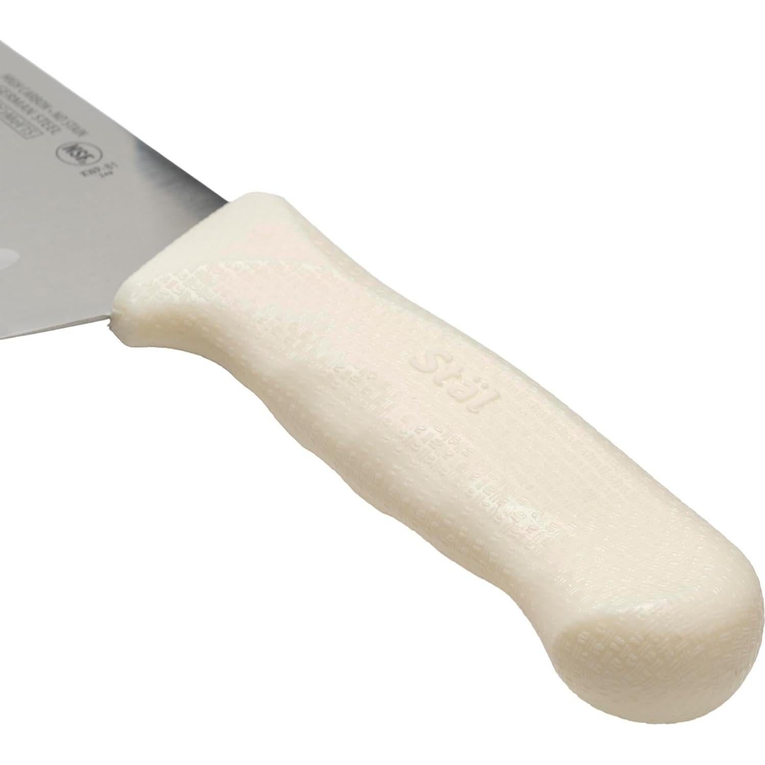 Cuchillo de Chef Winco KWP-81 20.3 cm Acero Inoxidable Blanco