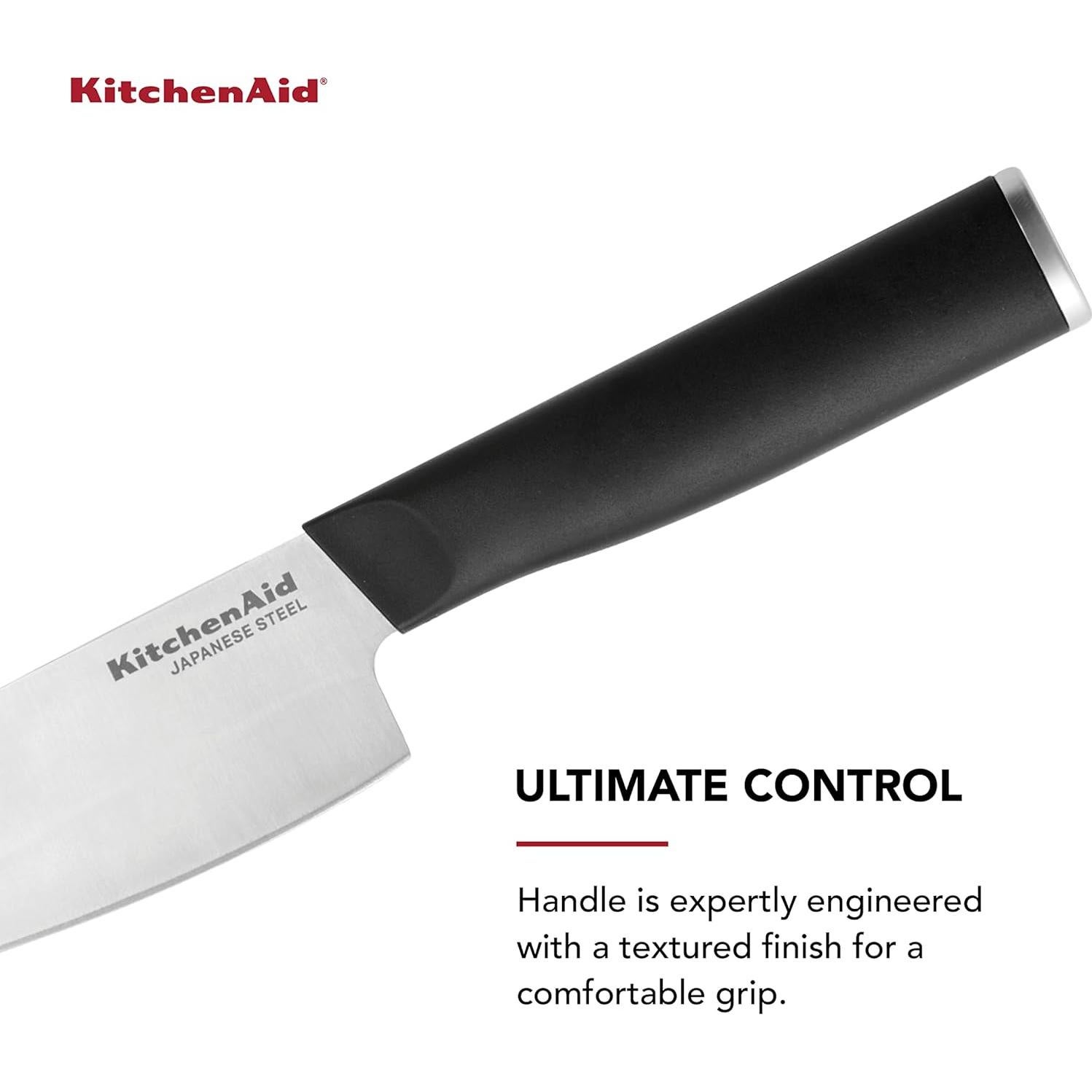Cuchillo de Chef KitchenAid 15.24 cm Acero Inoxidable Negro